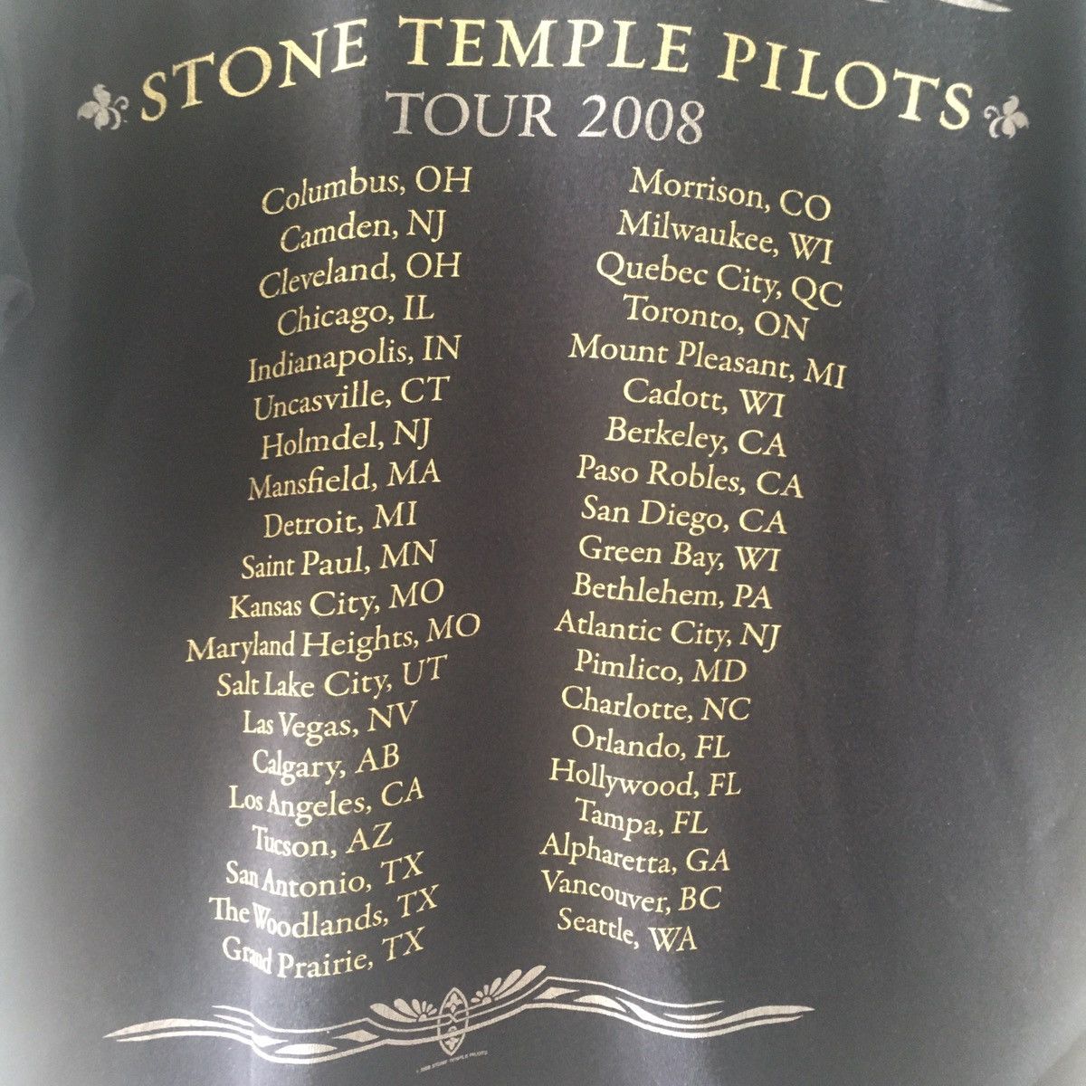 Band Tees Vintage Y2K x Band Tee x Stone Temple Pilot ©️2008 tshirt Size US M / EU 48-50 / 2 - 5 Thumbnail