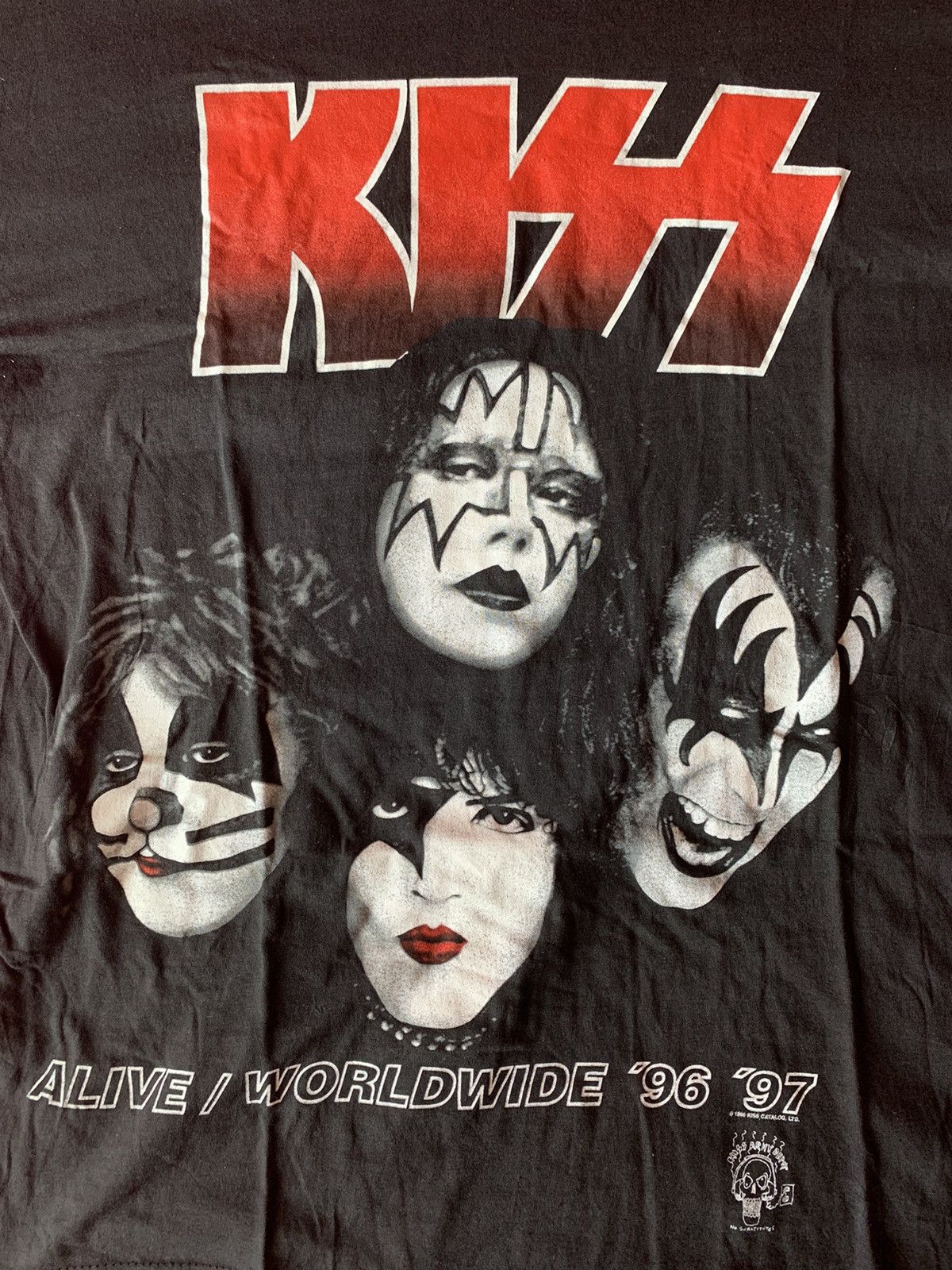Band Tees × Brockum × Vintage Vintage KISS 96 97 band tee shirt tshirt Size US XL / EU 56 / 4 - 4 Thumbnail