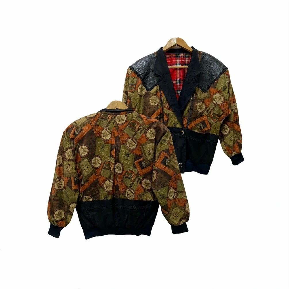 ALL OVER PRINTED CASANOVA BUTTON JACKET
