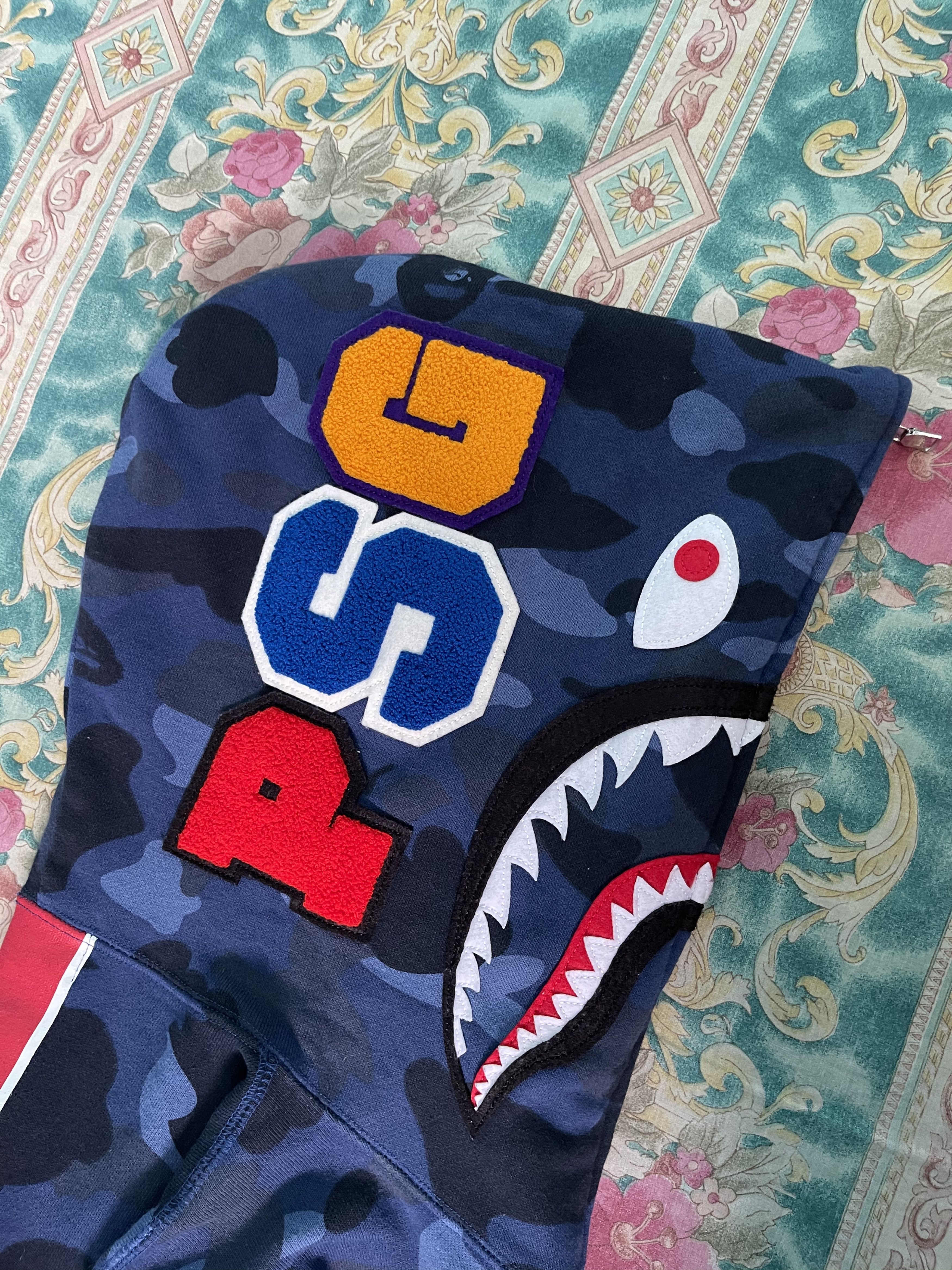 Bape Hoodie Bape Shark X Paris Saint Germain Size US M / EU 48-50 / 2 - 7 Thumbnail