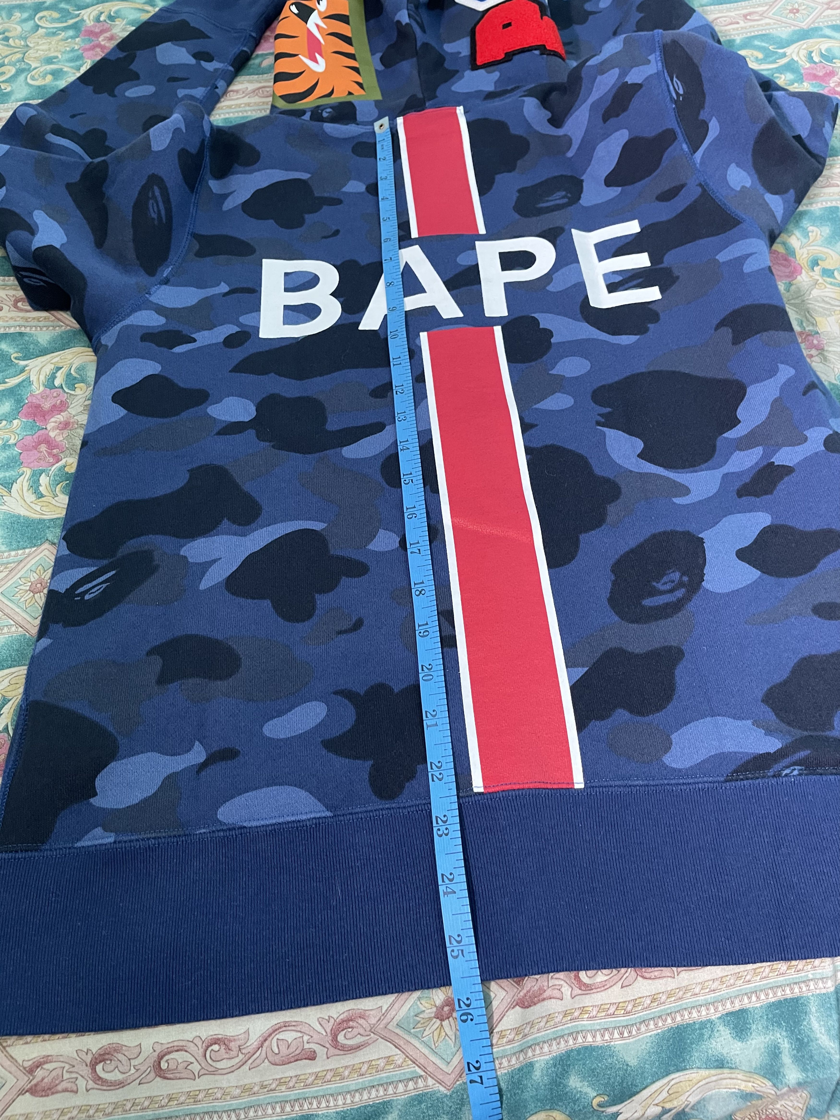 Bape Hoodie Bape Shark X Paris Saint Germain Size US M / EU 48-50 / 2 - 19 Thumbnail