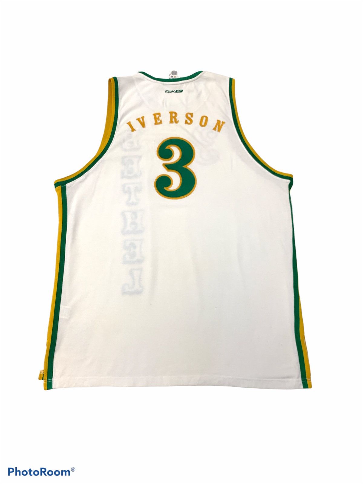 NBA × Reebok VINTAGE BETHEL BRUINS BASKETBALL IVERSON JERSEY Size US XXL / EU 58 / 5 - 2 Thumbnail