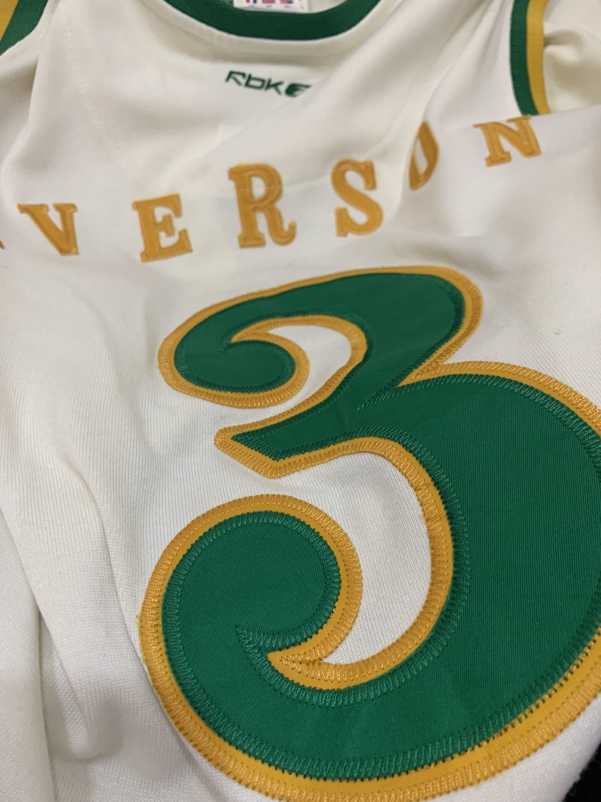 NBA × Reebok VINTAGE BETHEL BRUINS BASKETBALL IVERSON JERSEY Size US XXL / EU 58 / 5 - 10 Thumbnail