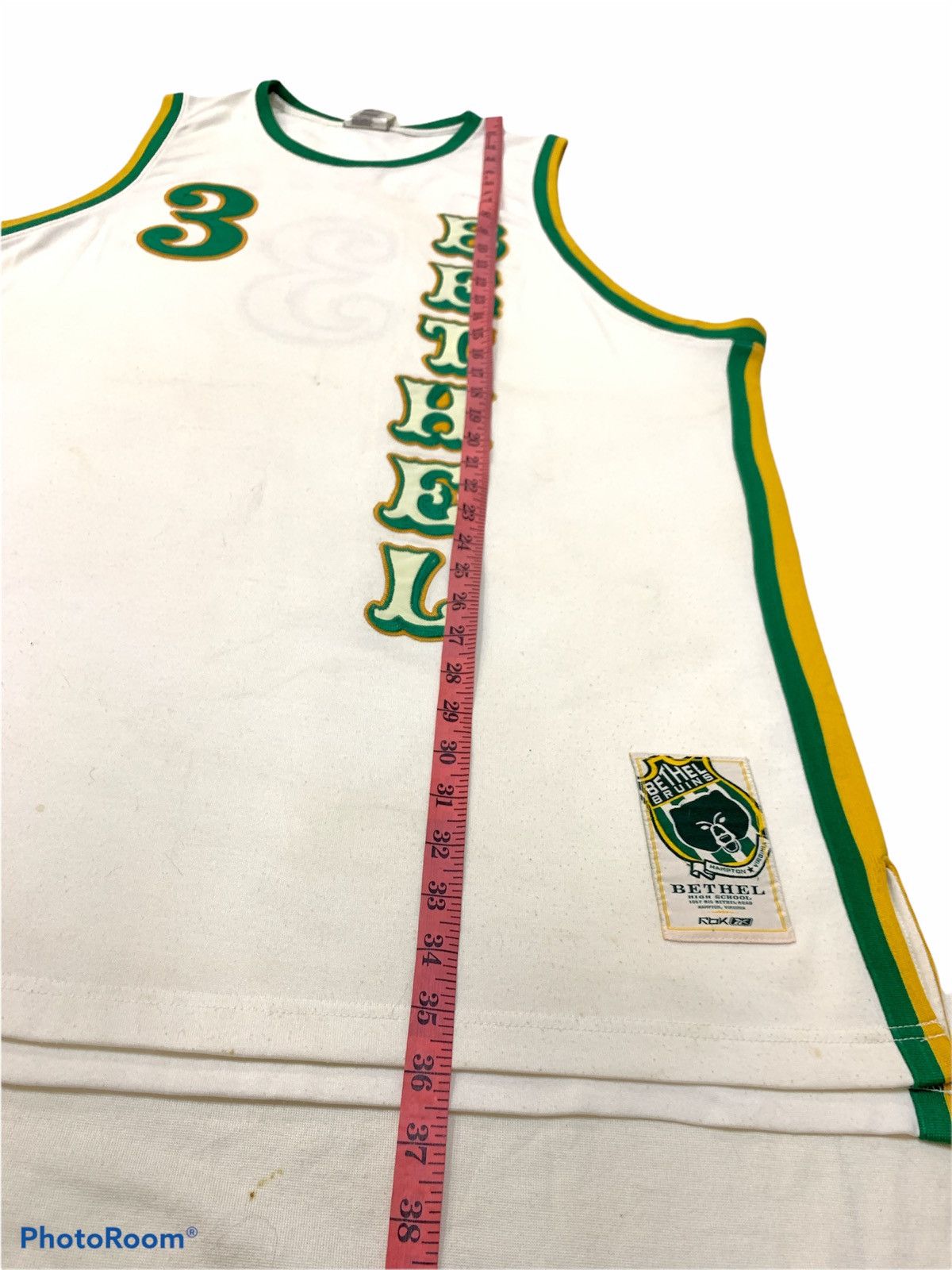 NBA × Reebok VINTAGE BETHEL BRUINS BASKETBALL IVERSON JERSEY Size US XXL / EU 58 / 5 - 4 Thumbnail
