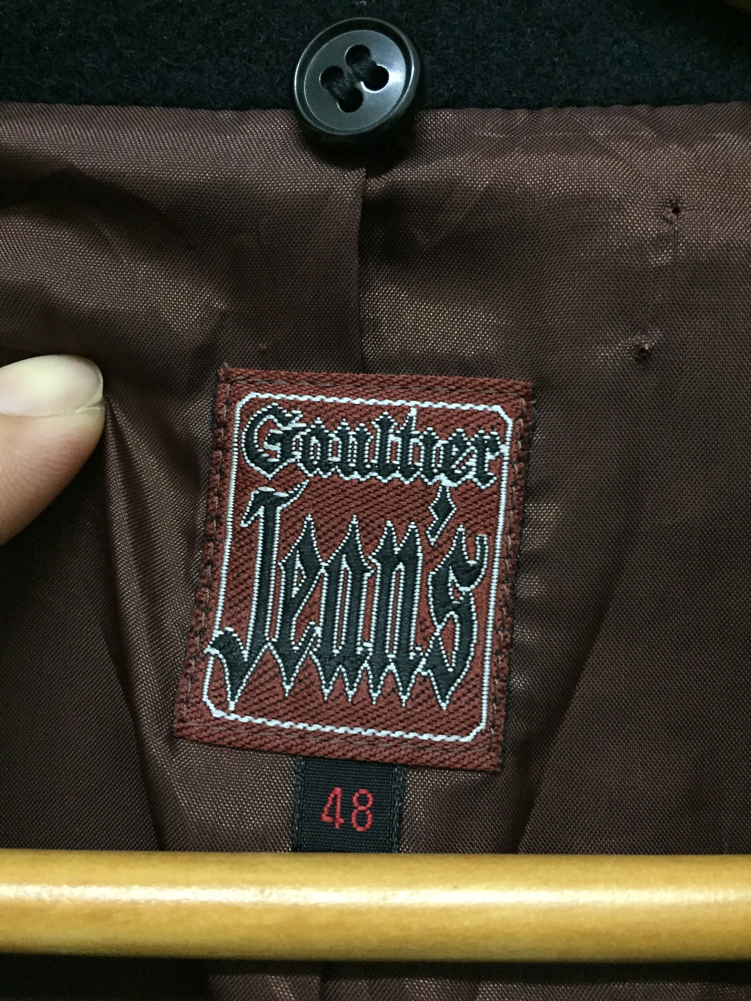 Jean Paul Gaultier 🔥AW98 GAULITER Double Breasted Wool Jacket Size US M / EU 48-50 / 2 - 10 Thumbnail