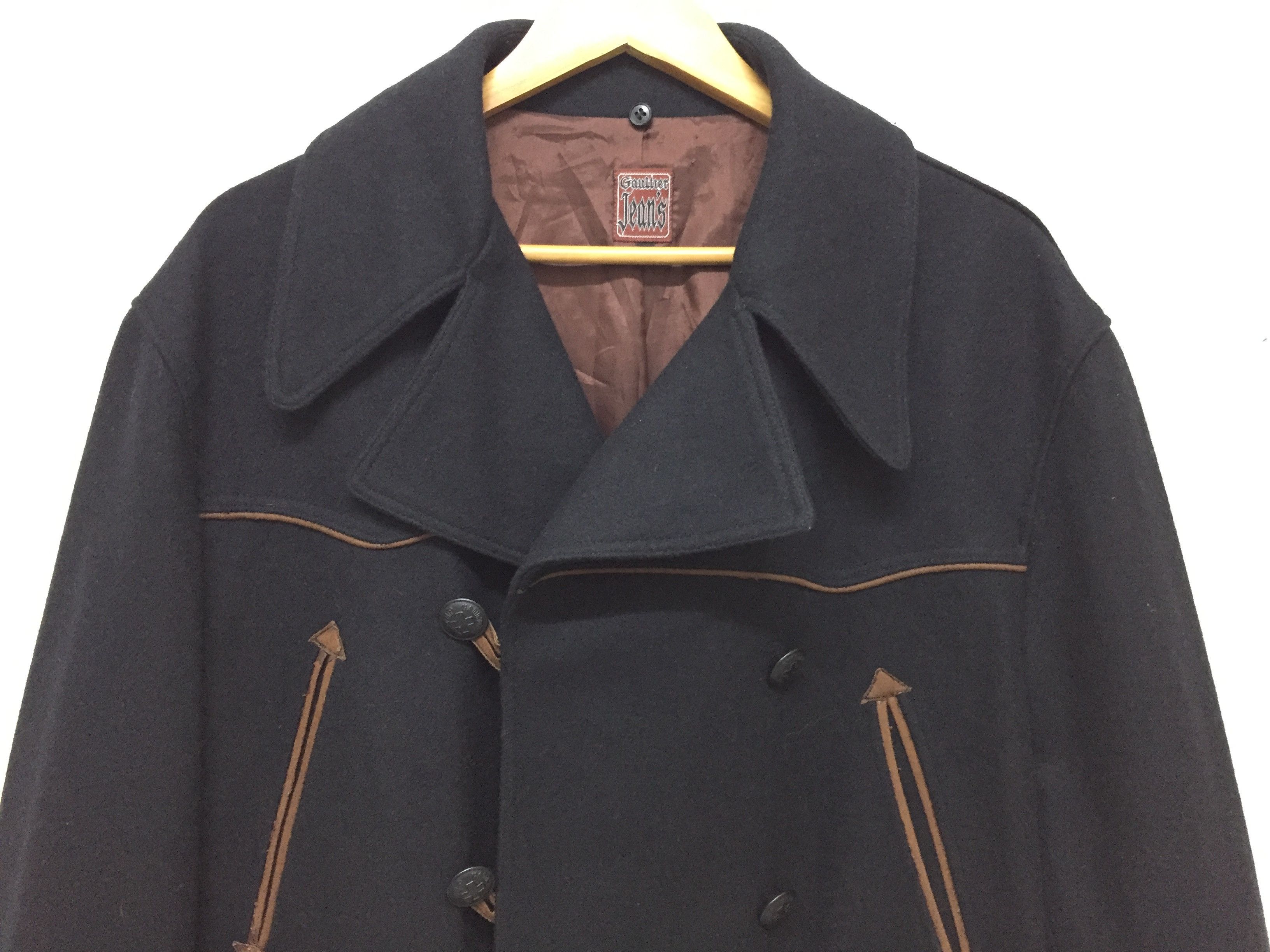 Jean Paul Gaultier 🔥AW98 GAULITER Double Breasted Wool Jacket Size US M / EU 48-50 / 2 - 3 Thumbnail