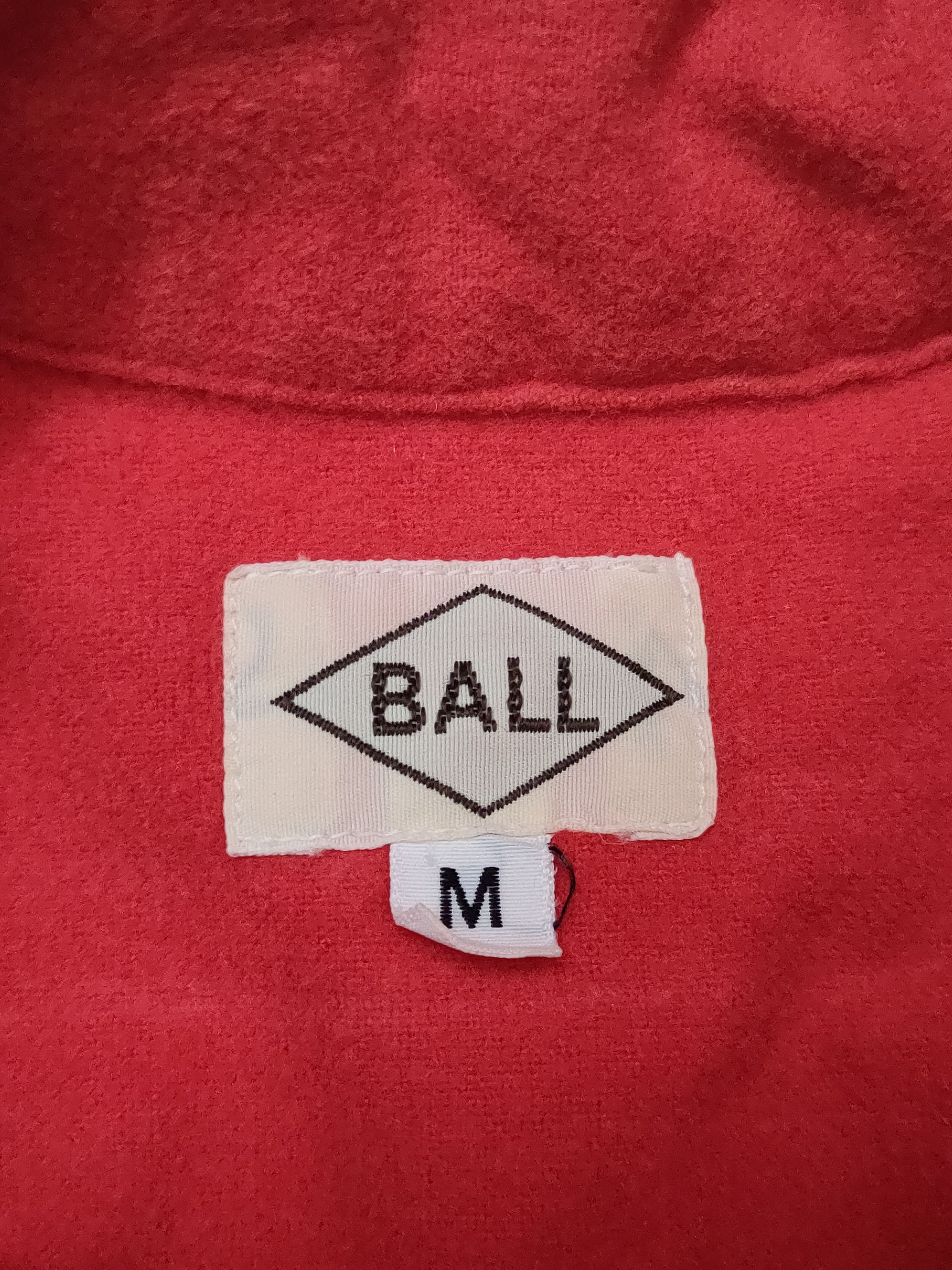 Japanese Brand Vintage BALL Plain Flannel Size US M / EU 48-50 / 2 - 6 Thumbnail