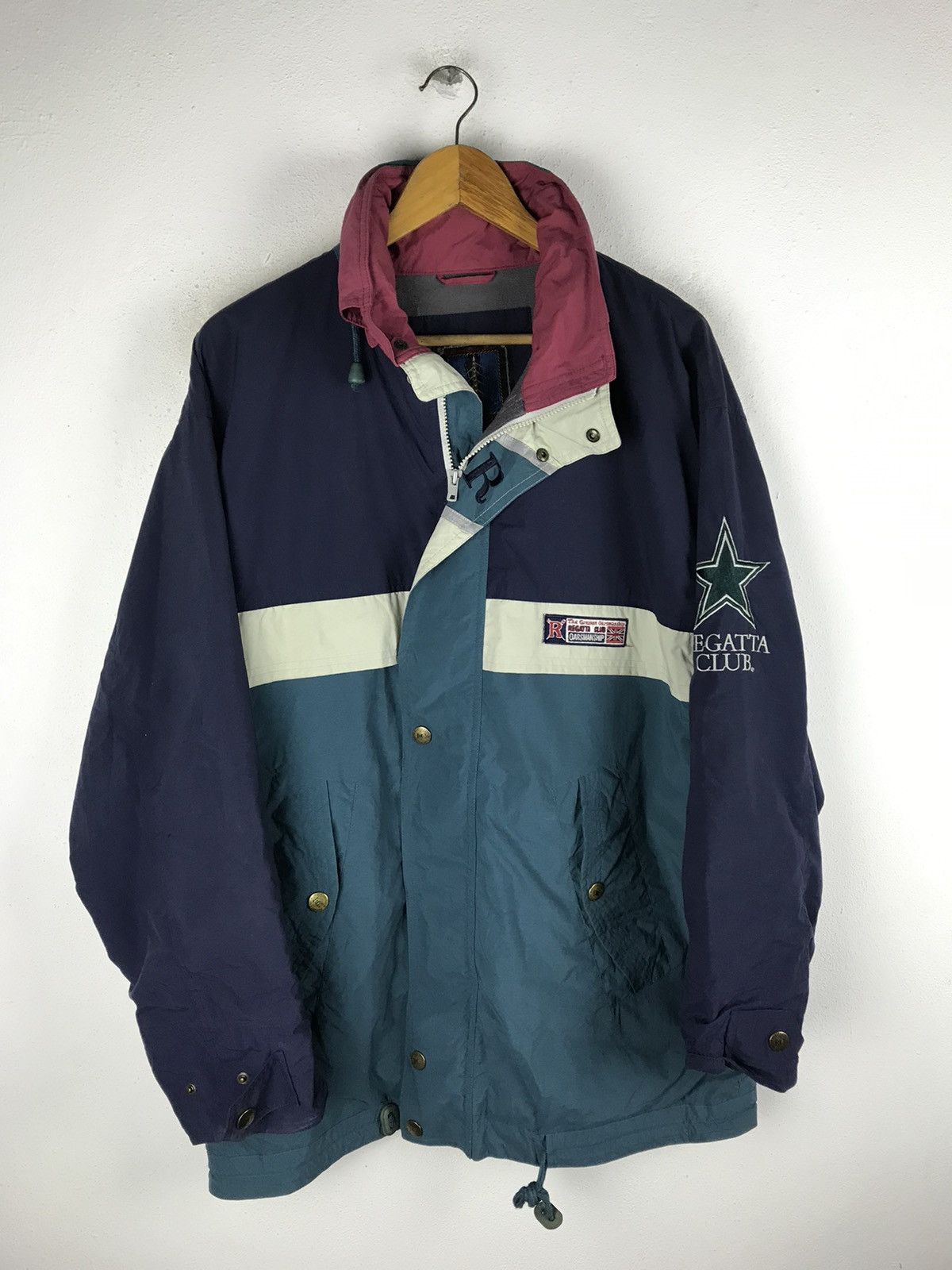 Vintage REGATTA CLUB THE GREATEST OARSMANSHIP JACKET Size US L / EU 52-54 / 3 - 3 Thumbnail