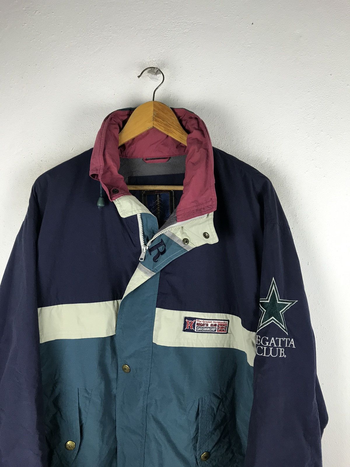 Vintage REGATTA CLUB THE GREATEST OARSMANSHIP JACKET Size US L / EU 52-54 / 3 - 5 Thumbnail