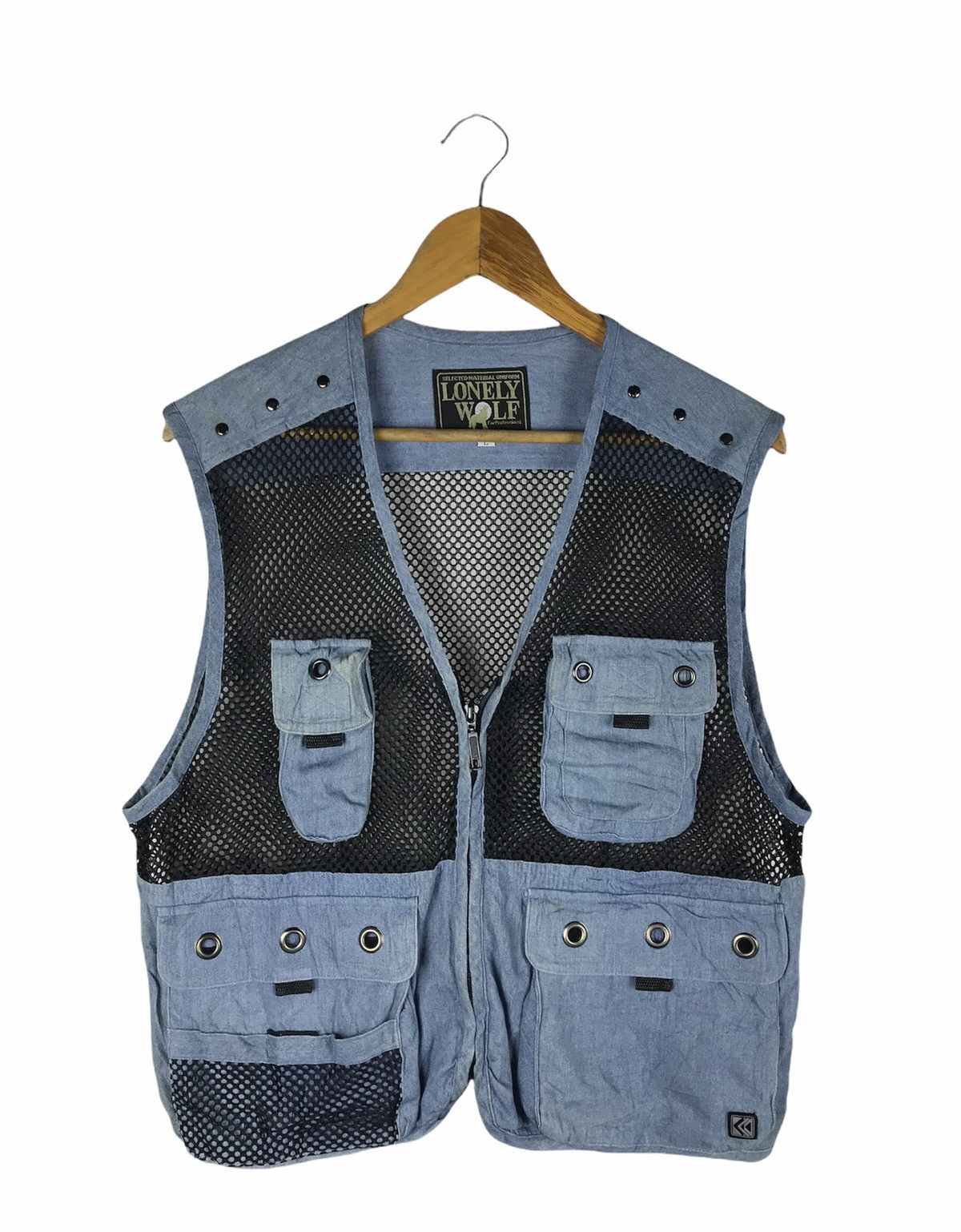 Japanese Brand LONELY WOLF UTILITY/SURVIVOR VEST Size US L / EU 52-54 / 3 - 1 Thumbnail