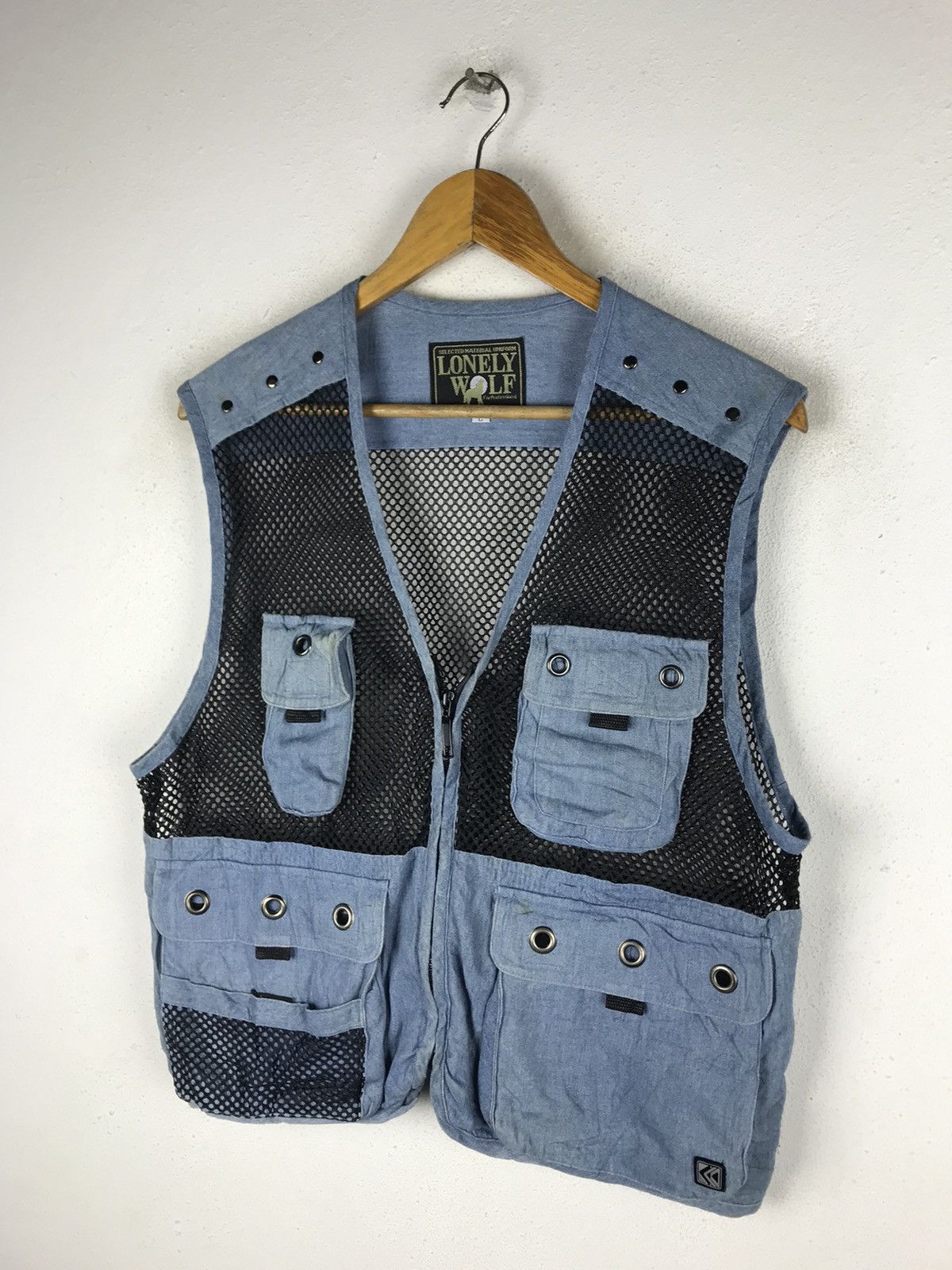 Japanese Brand LONELY WOLF UTILITY/SURVIVOR VEST Size US L / EU 52-54 / 3 - 5 Thumbnail