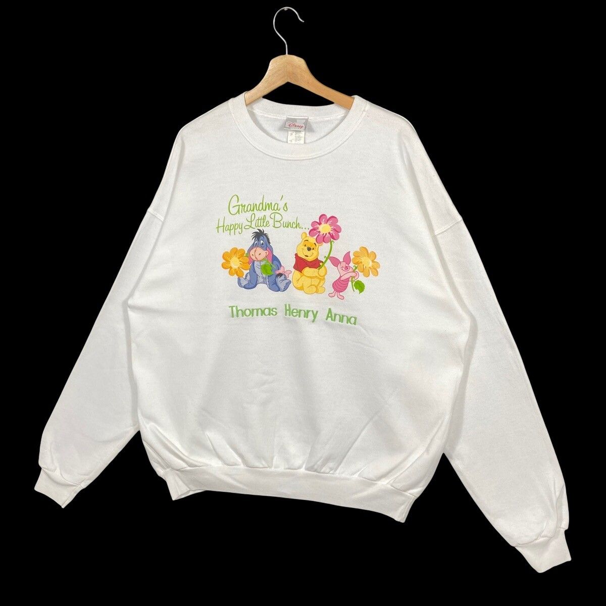 Vintage Vintage 90s Pooh Thomas Henry Anna Sweatshirt Size US XL / EU 56 / 4 - 3 Thumbnail