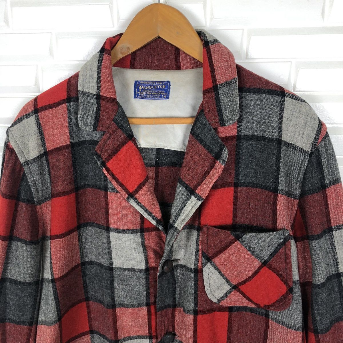 Pendleton × Vintage PENDLETON WOOLEN MILLS FLANNEL LIGHT JACKET Size US M / EU 48-50 / 2 - 5 Thumbnail