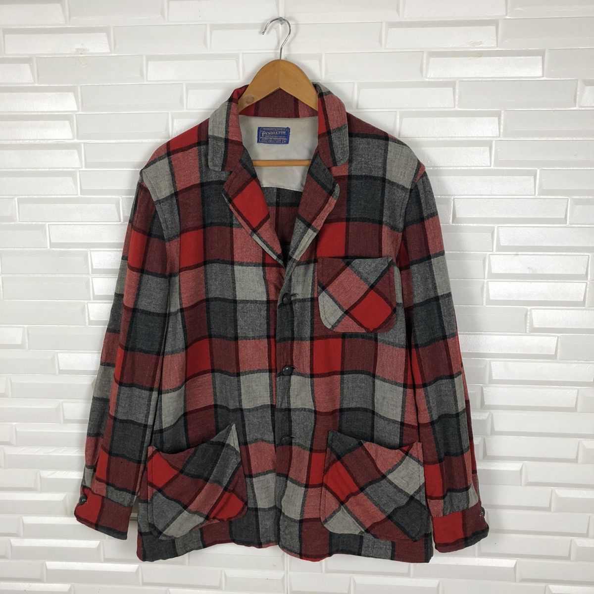 Pendleton × Vintage PENDLETON WOOLEN MILLS FLANNEL LIGHT JACKET Size US M / EU 48-50 / 2 - 1 Thumbnail