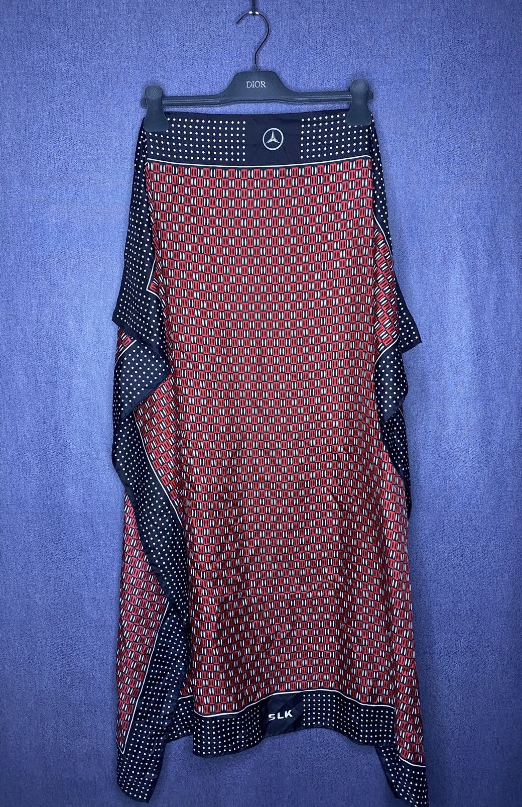 Mercedes-Benz × Vintage Rare Mercedes Benz vintage SLK silk scarf shawl Size ONE SIZE - 1 Thumbnail
