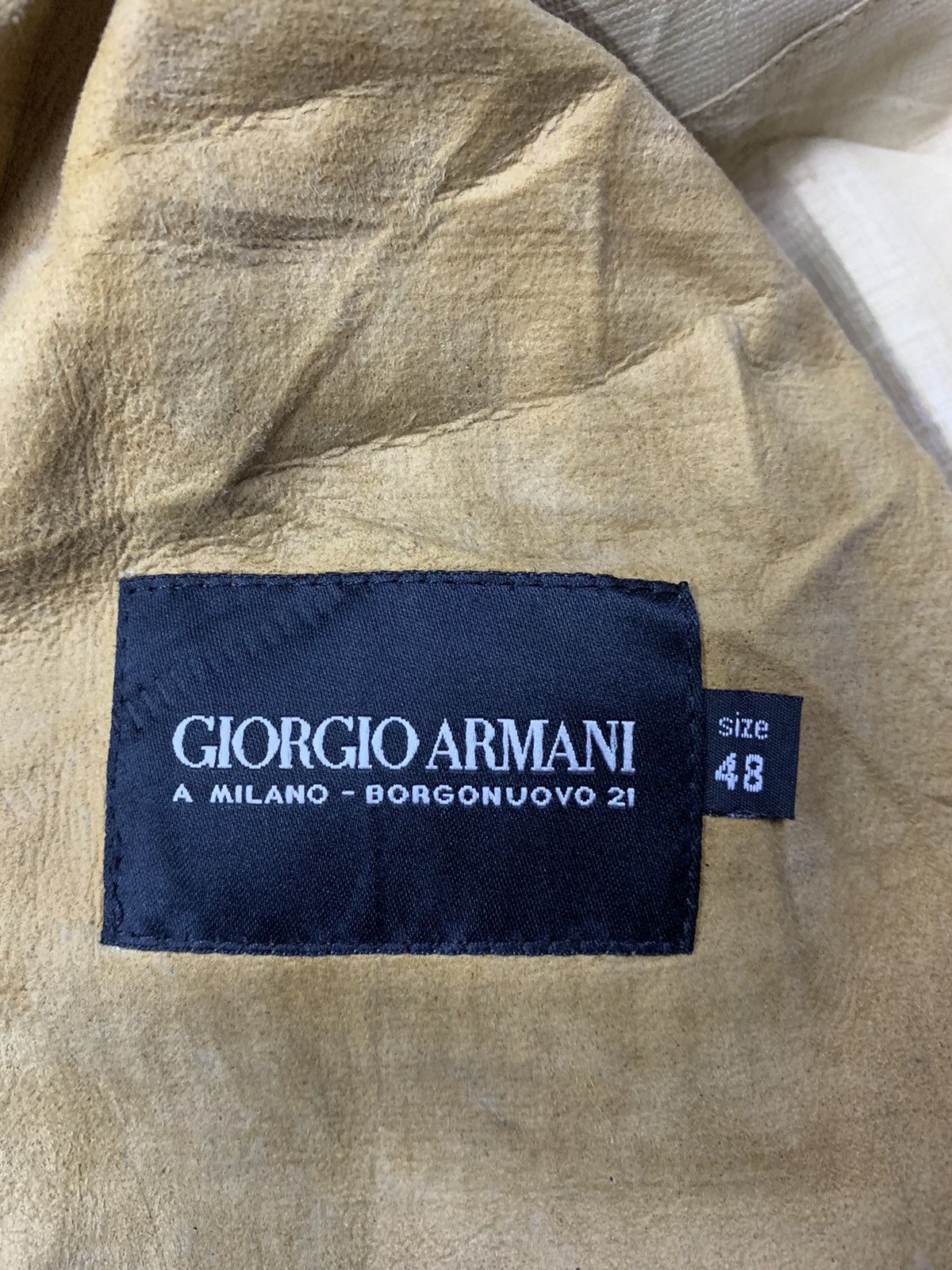 Giorgio Armani 🔥GIORGIO ARMANI LAMBSKIN LEATHER JACKETS Size US M / EU 48-50 / 2 - 7 Thumbnail