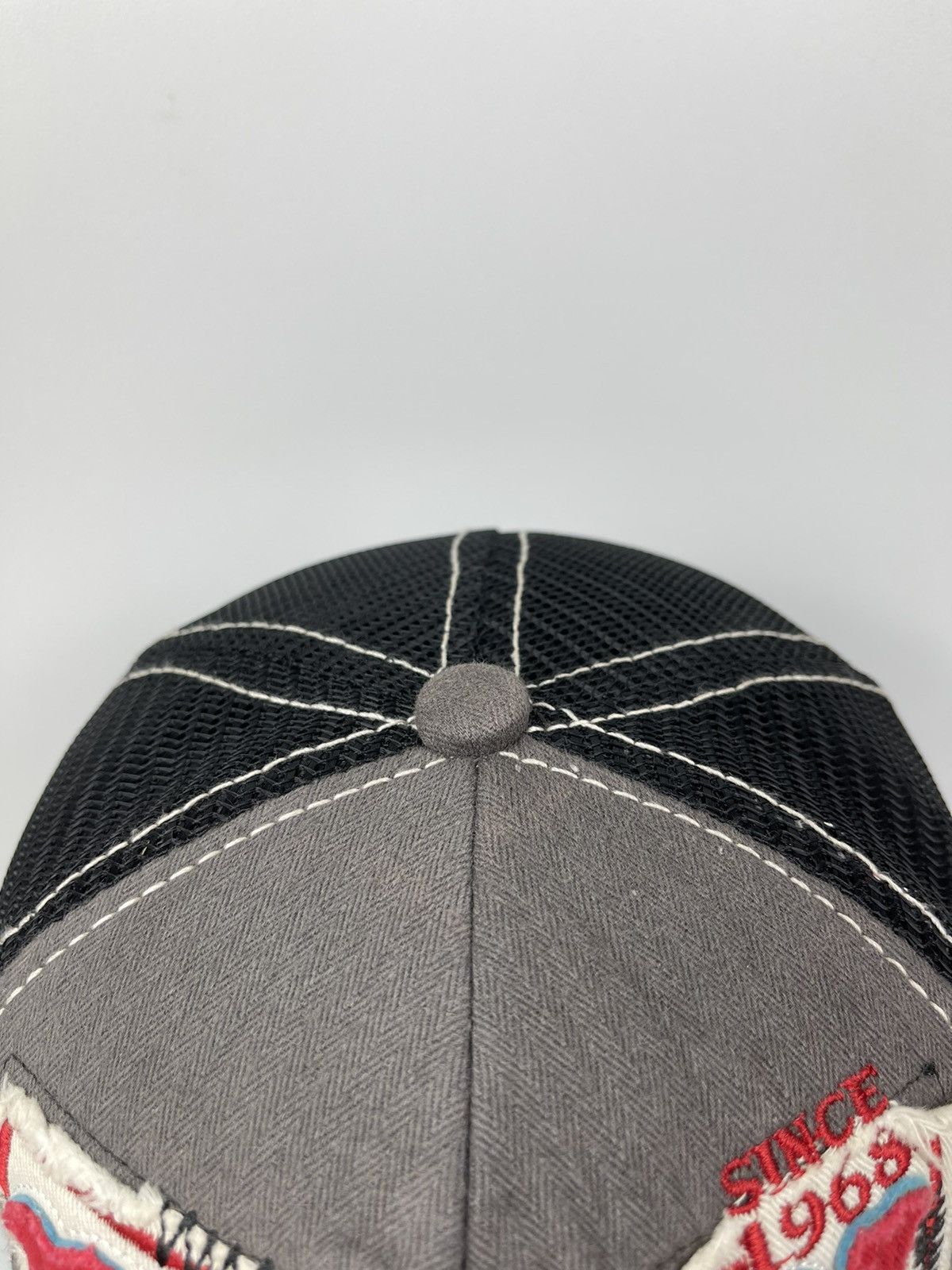 14th Addiction Paix 1968 Distressed Trucker Hat Size ONE SIZE - 6 Thumbnail