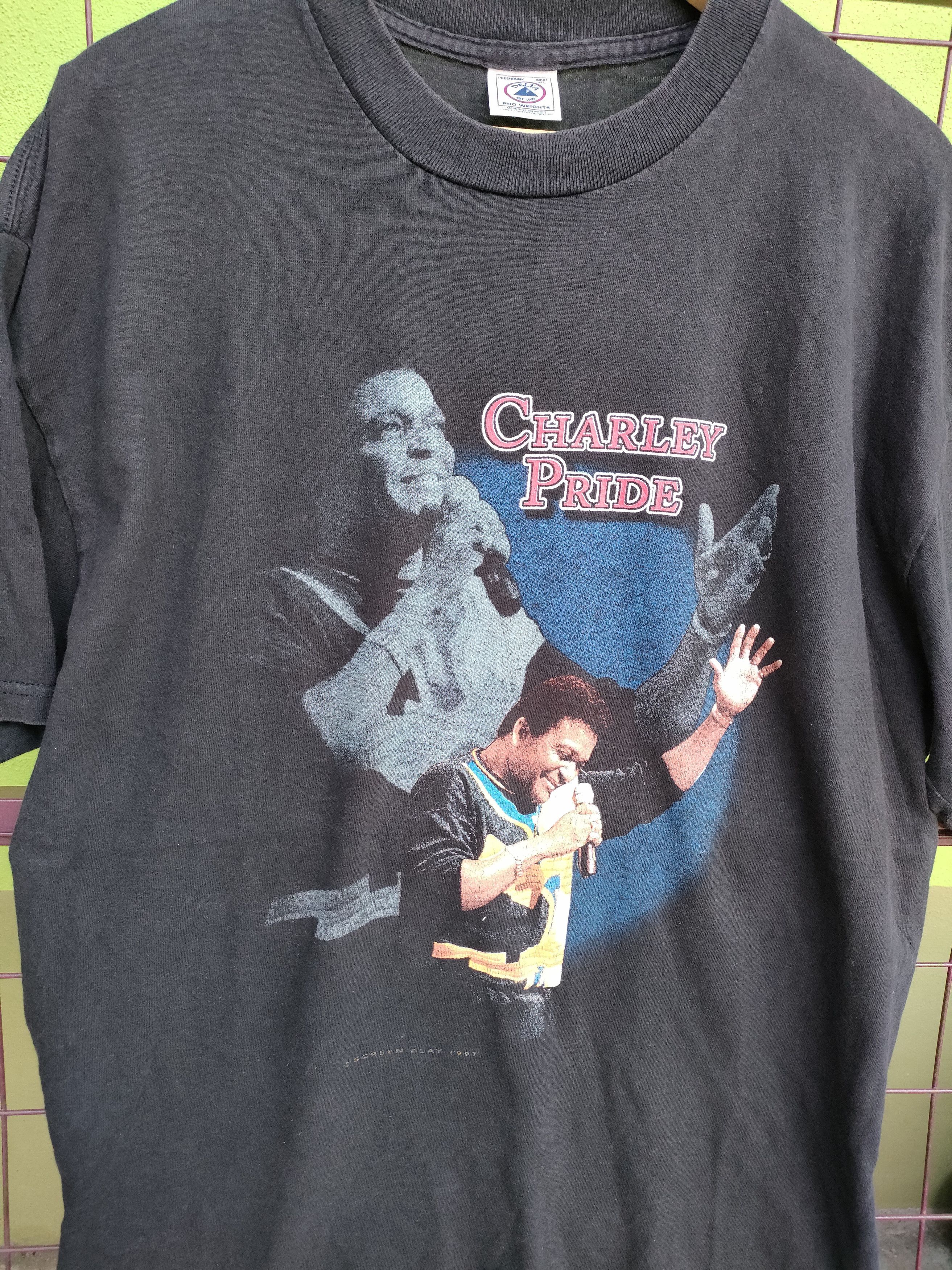 Vintage Vintage Charlie Pride T-shirt Size US XL / EU 56 / 4 - 2 Thumbnail