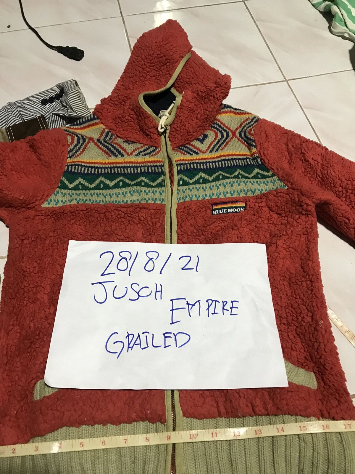 Other BLUE MOON SHERLING FLEECE JACKET PATAGONIA INSPIRED DESIGN Size US S / EU 44-46 / 1 - 8 Thumbnail