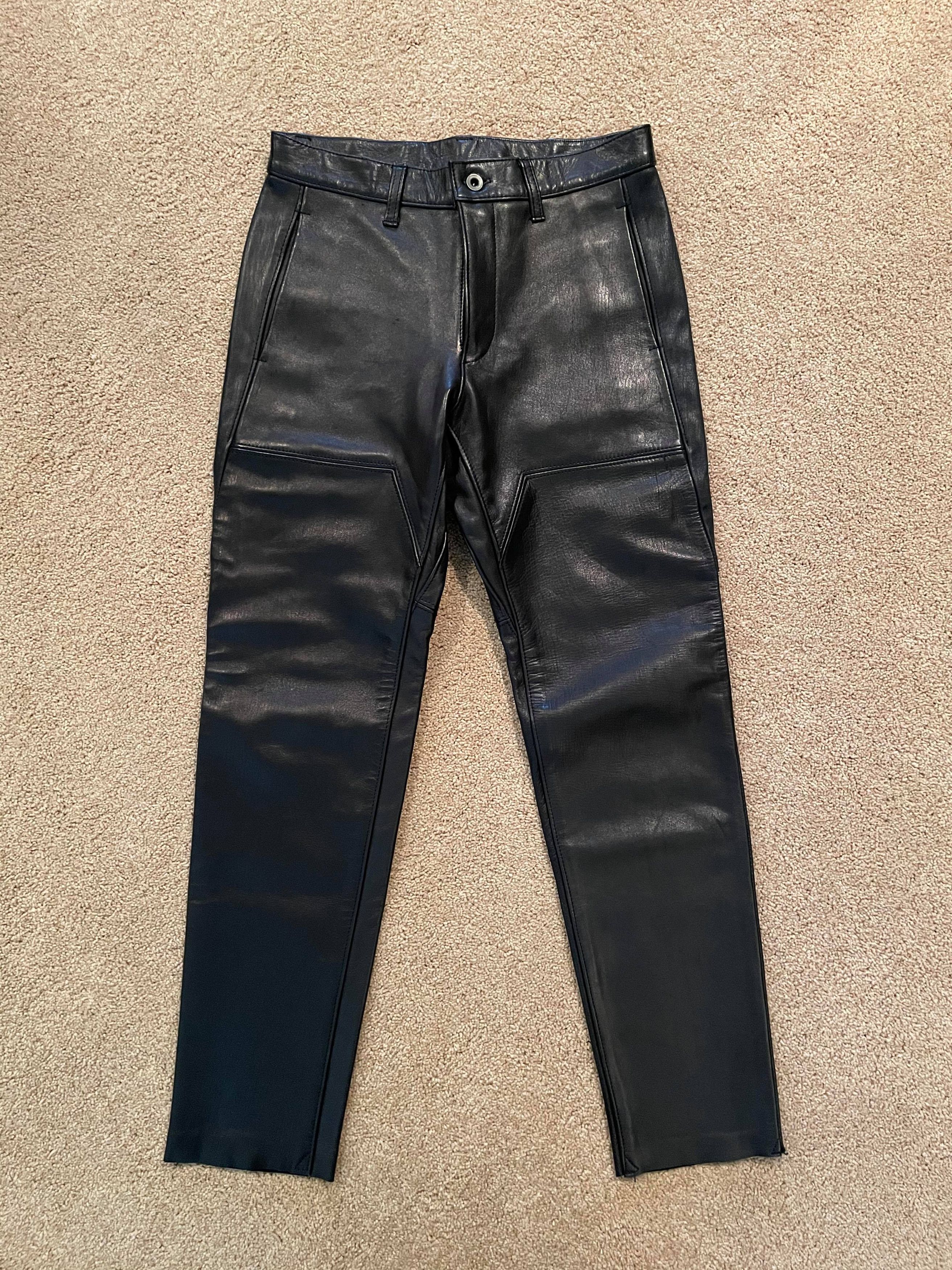 Horse Hide Leather Motorcycle Pants