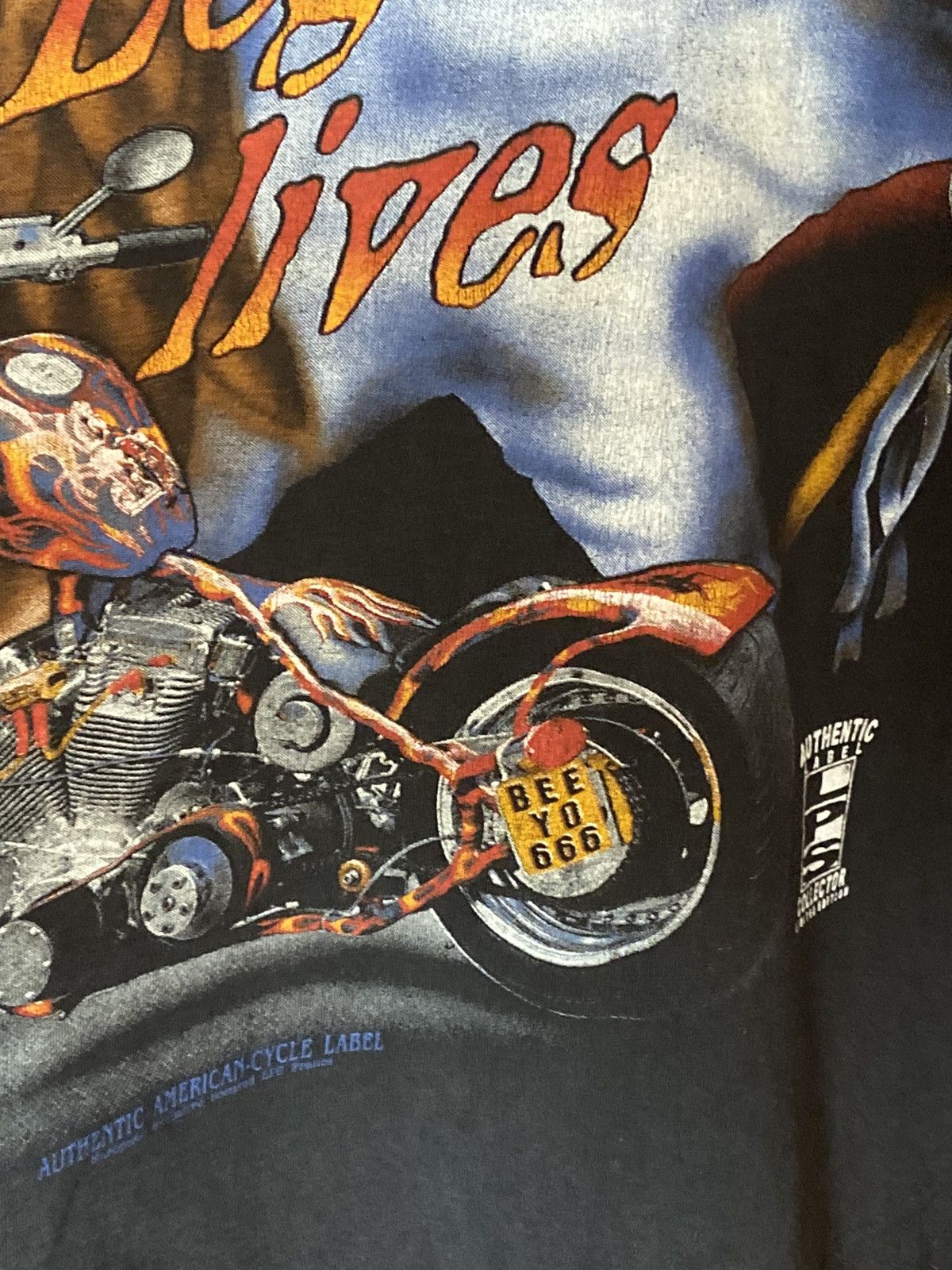 Harley Davidson × Vintage Vintage 90s Eagle Tee Size US XL / EU 56 / 4 - 3 Thumbnail