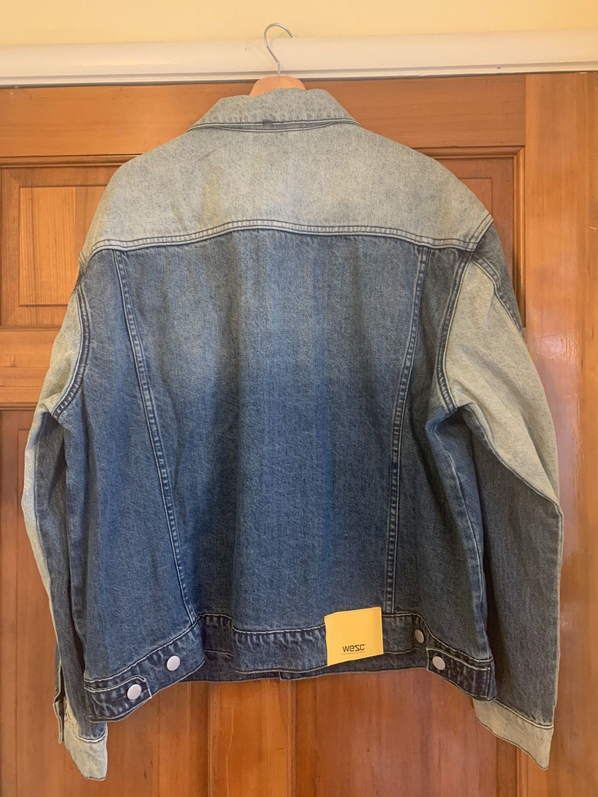WeSC *RARE* New WeSc Two-Tone Heavyweight Denim Jacket - XL Size US XL / EU 56 / 4 - 2 Thumbnail
