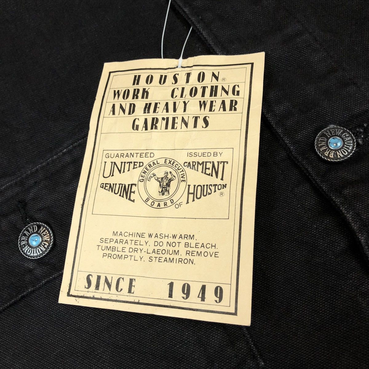 Japanese Brand × Vintage Vintage Houston Denim Chore Coat Work Jacket With Tag Size US M / EU 48-50 / 2 - 13 Thumbnail