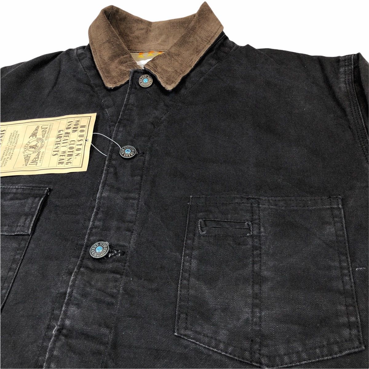 Japanese Brand × Vintage Vintage Houston Denim Chore Coat Work Jacket With Tag Size US M / EU 48-50 / 2 - 8 Thumbnail
