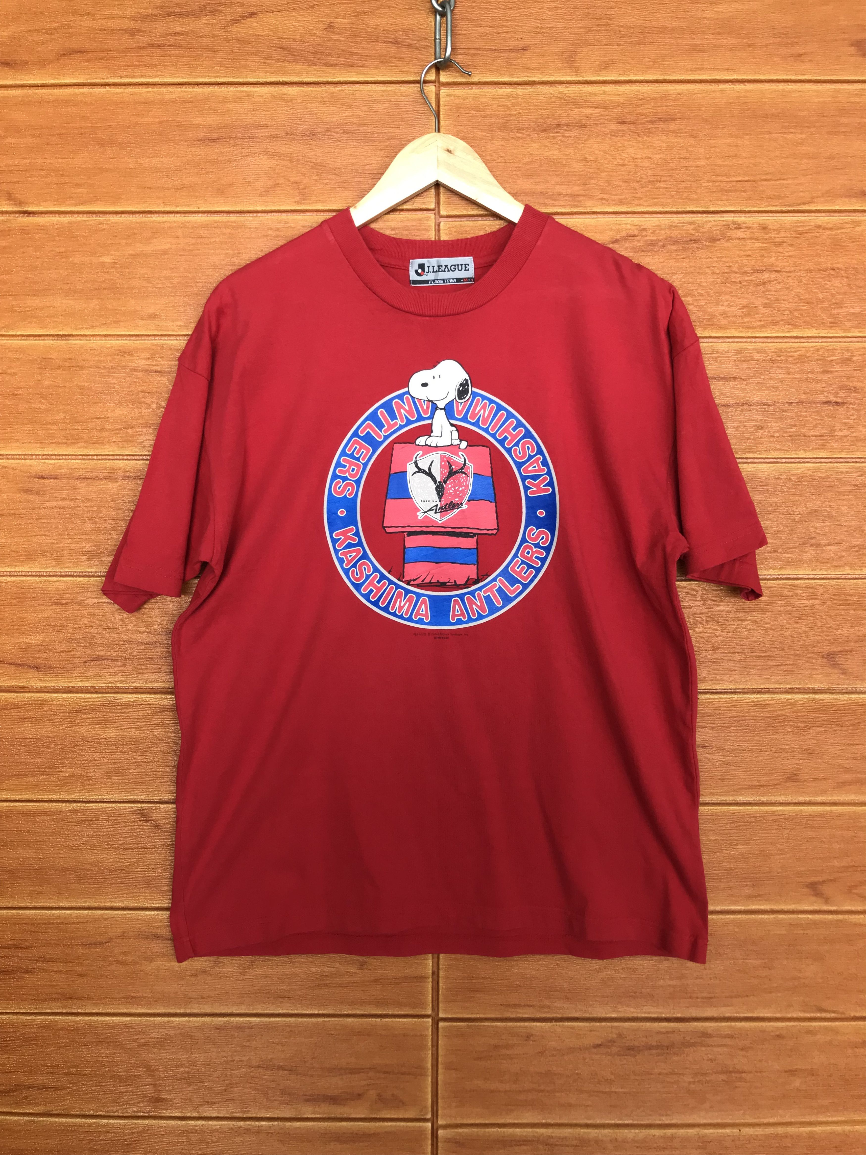Vintage Vintage 90s Snoopy X Kashima Antlers Fc J.League Size US M / EU 48-50 / 2 - 1 Thumbnail