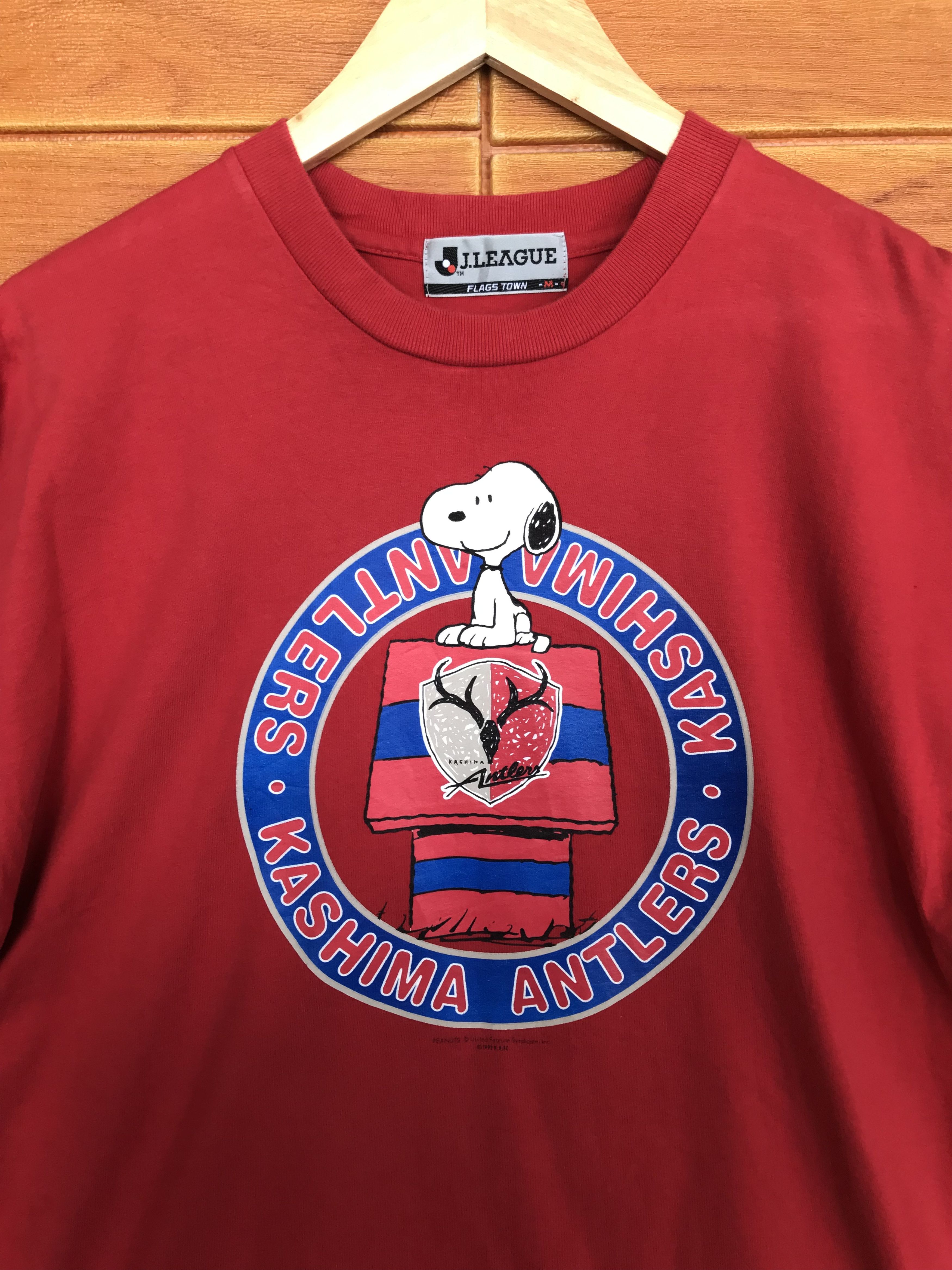 Vintage Vintage 90s Snoopy X Kashima Antlers Fc J.League Size US M / EU 48-50 / 2 - 2 Thumbnail