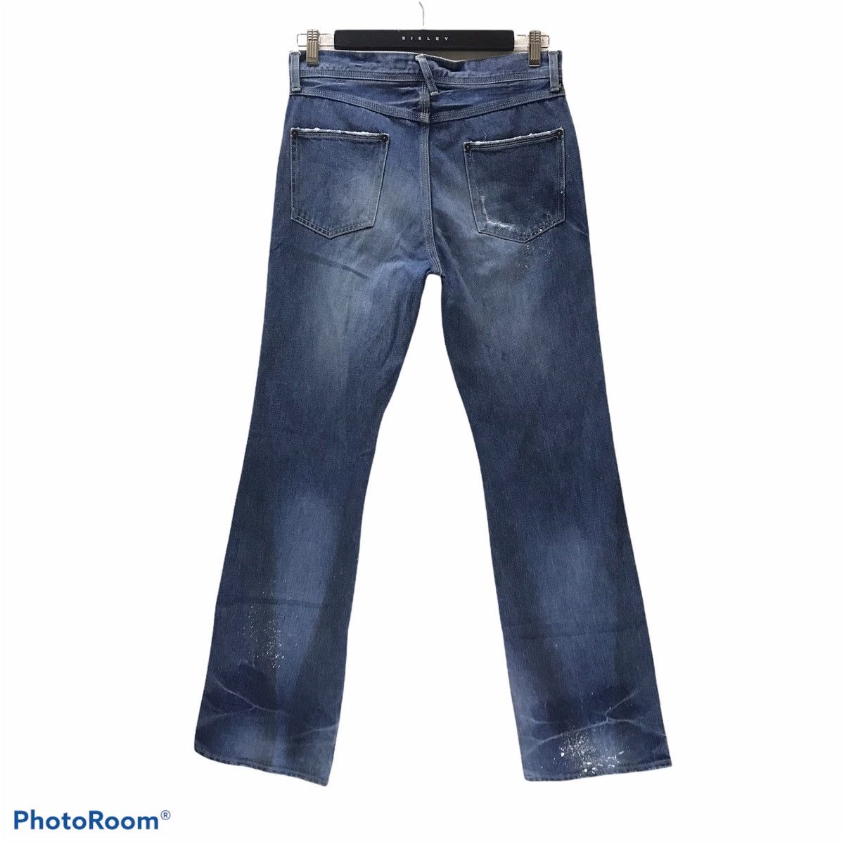 Le Grande Bleu (L.G.B.) Schlussel Denim Flare Jeans Distressed Size US 30 / EU 46 - 2 Thumbnail