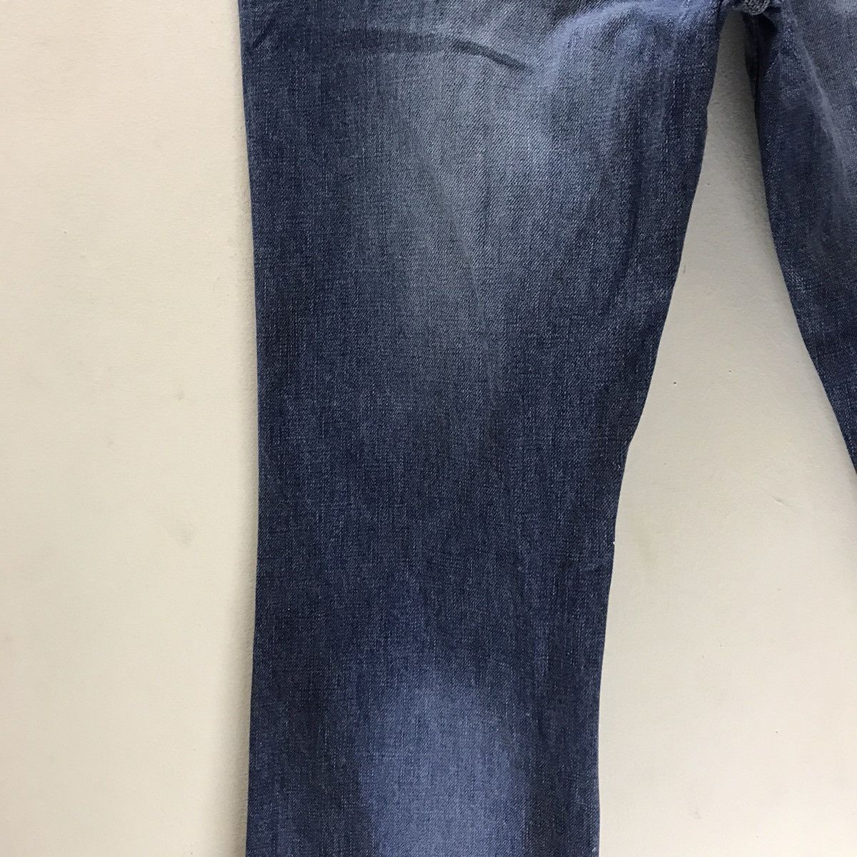Le Grande Bleu (L.G.B.) Schlussel Denim Flare Jeans Distressed Size US 30 / EU 46 - 13 Thumbnail