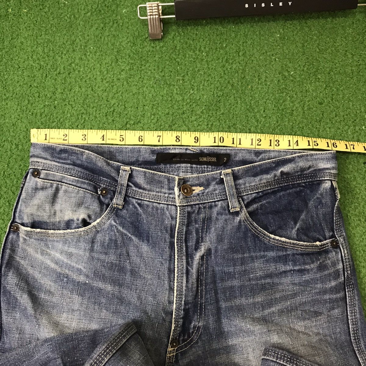 Le Grande Bleu (L.G.B.) Schlussel Denim Flare Jeans Distressed Size US 30 / EU 46 - 21 Thumbnail