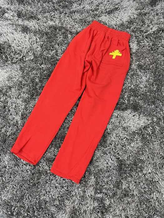 Streetwear Vertebrae red pants