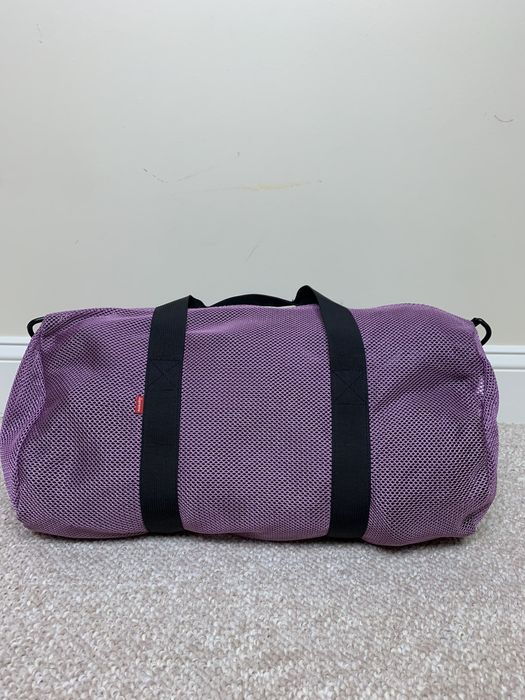 Supreme purple best sale duffle bag