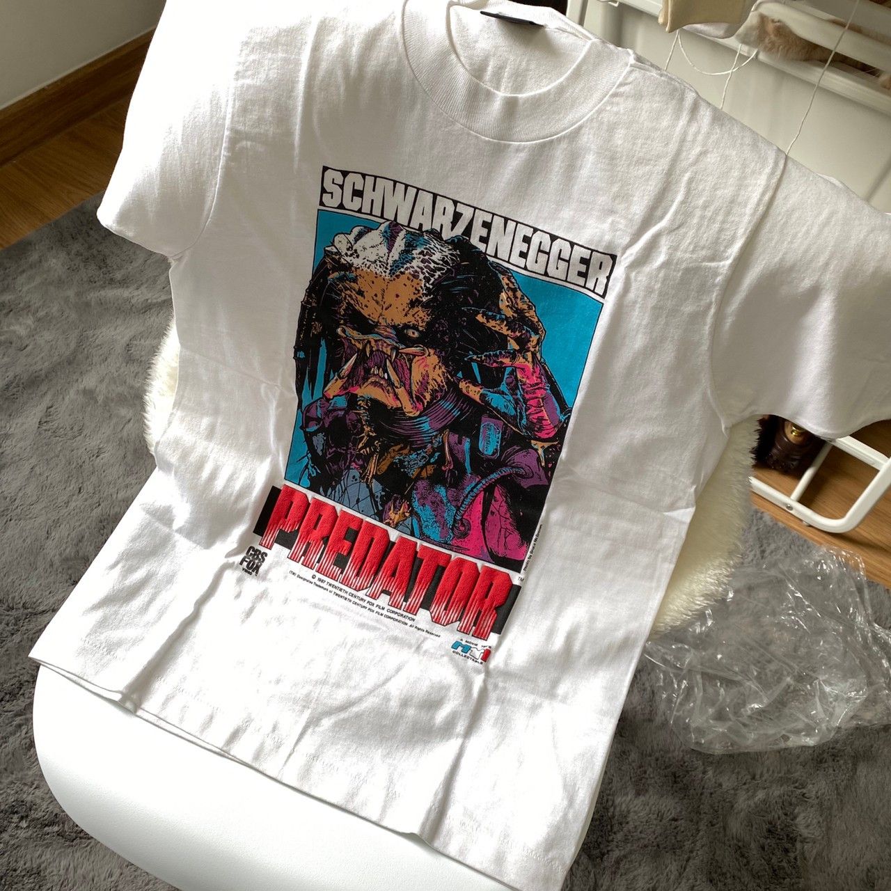 Vintage Vintage 1987 Predator Movie Size S DEADSTOCK! Size US S / EU 44-46 / 1 - 1 Thumbnail