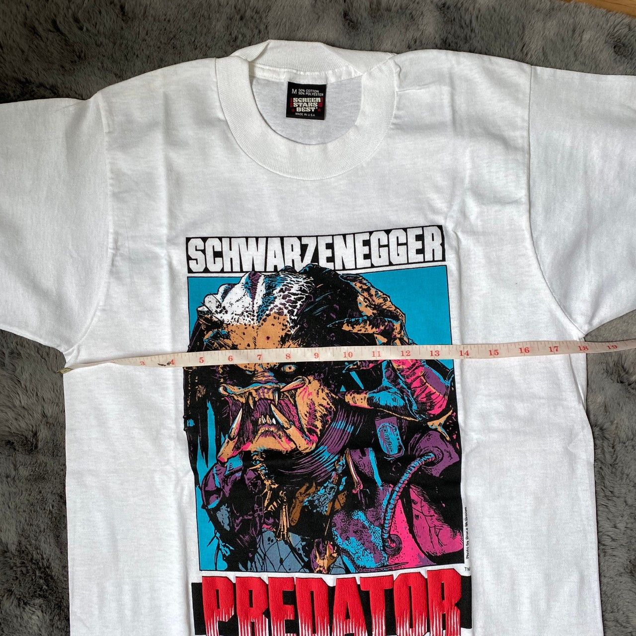 Vintage Vintage 1987 Predator Movie Size S DEADSTOCK! Size US S / EU 44-46 / 1 - 8 Thumbnail