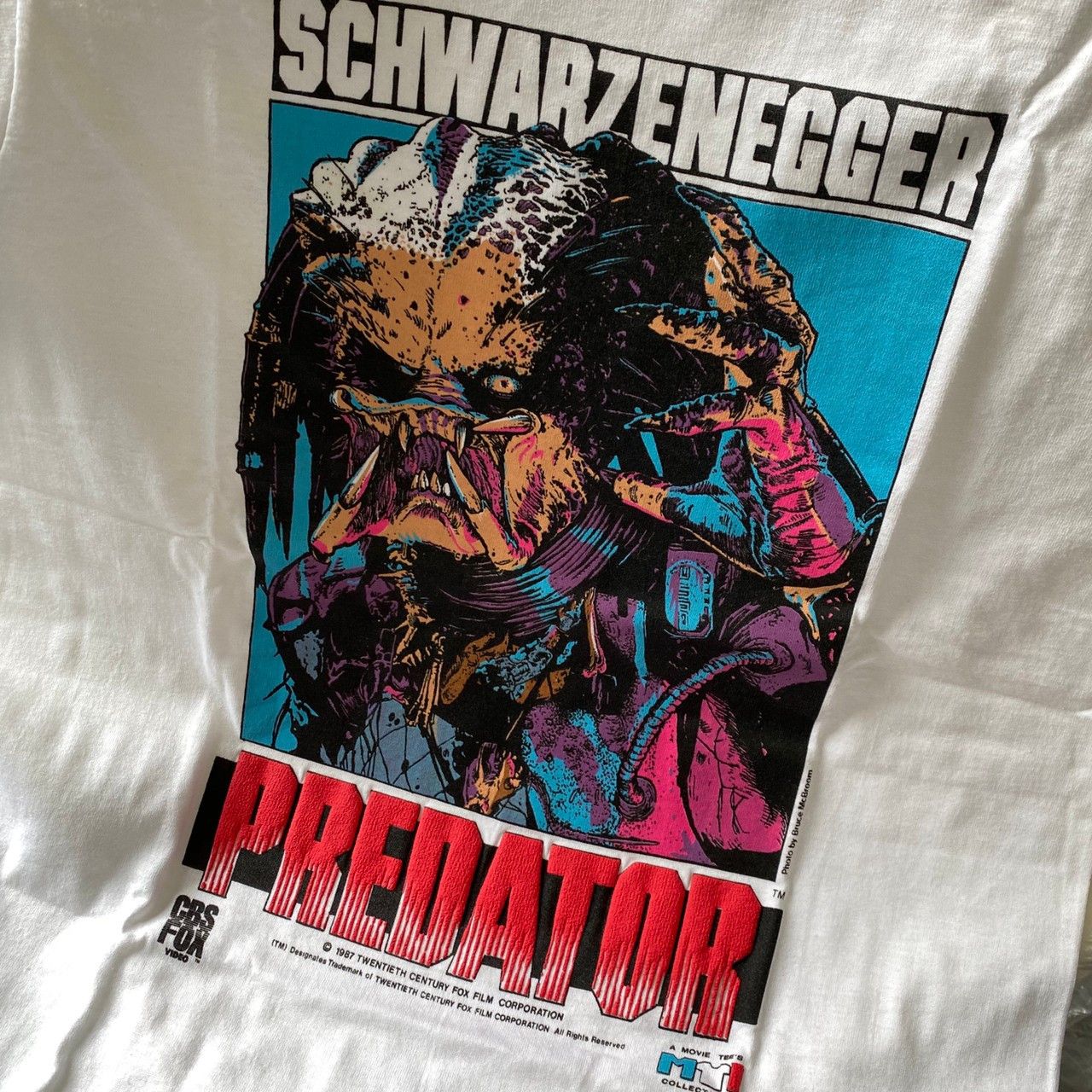 Vintage Vintage 1987 Predator Movie Size S DEADSTOCK! Size US S / EU 44-46 / 1 - 3 Thumbnail