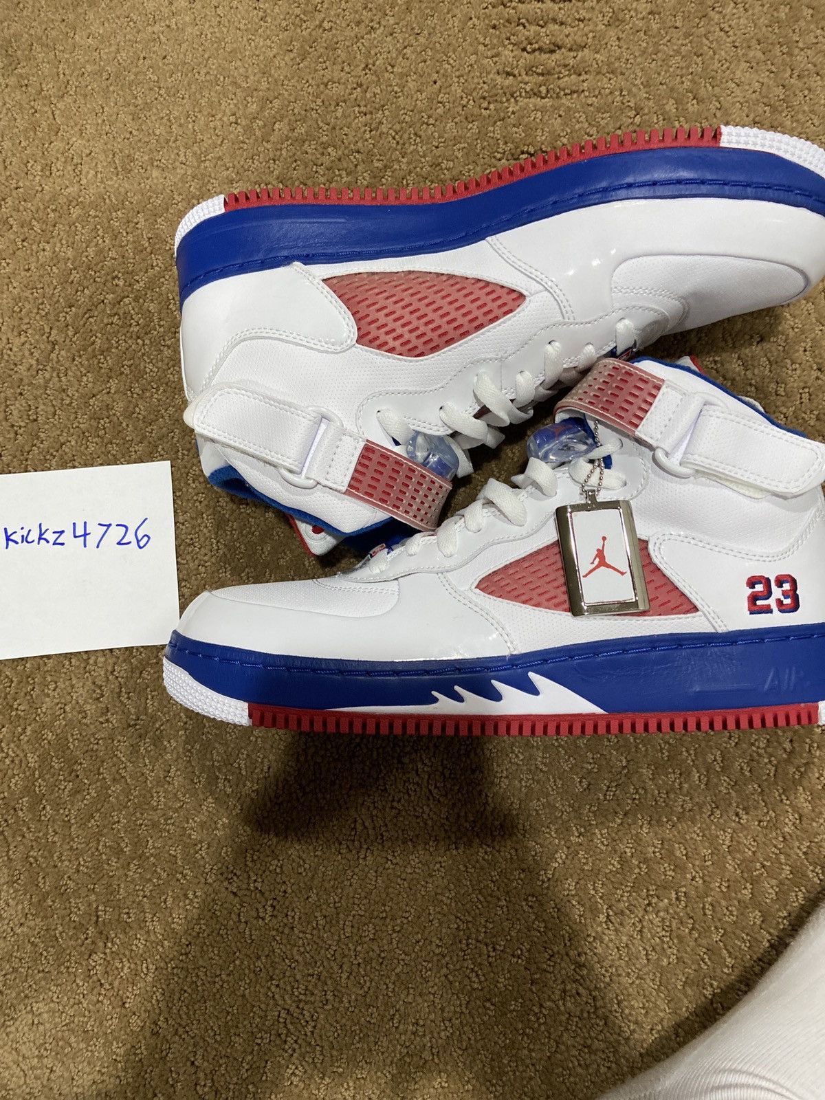 jordan 5 fusion varsity white red