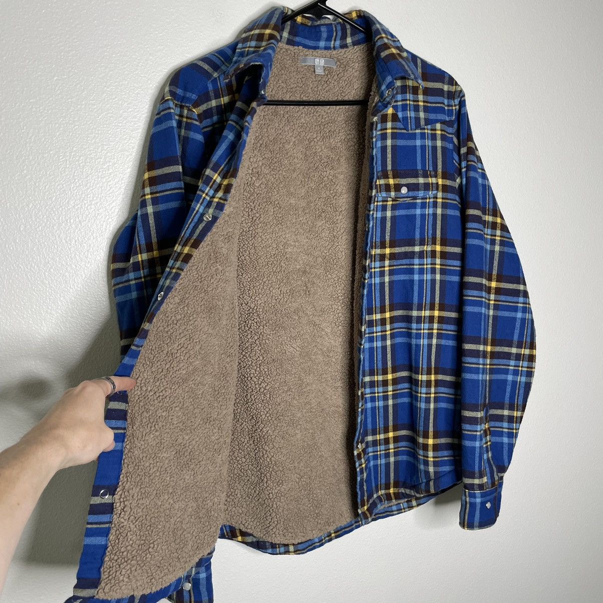 Uniqlo Uniqlo Sherpa lined flannel jacket Size US M / EU 48-50 / 2 - 4 Thumbnail