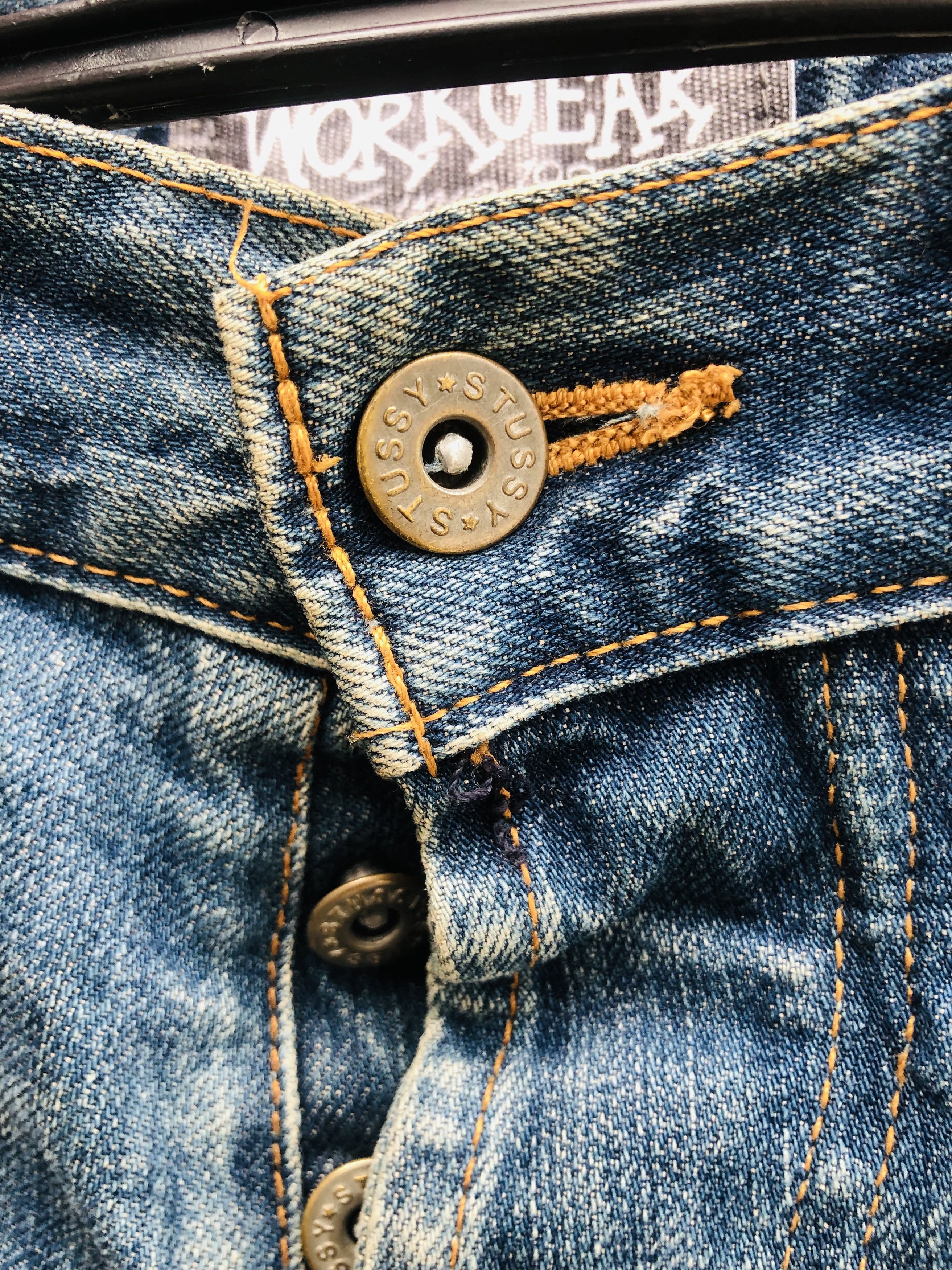 Japanese Brand × Stussy Vintage Stussy Distressed Travis Scott Fashion Style Size US 32 / EU 48 - 11 Thumbnail