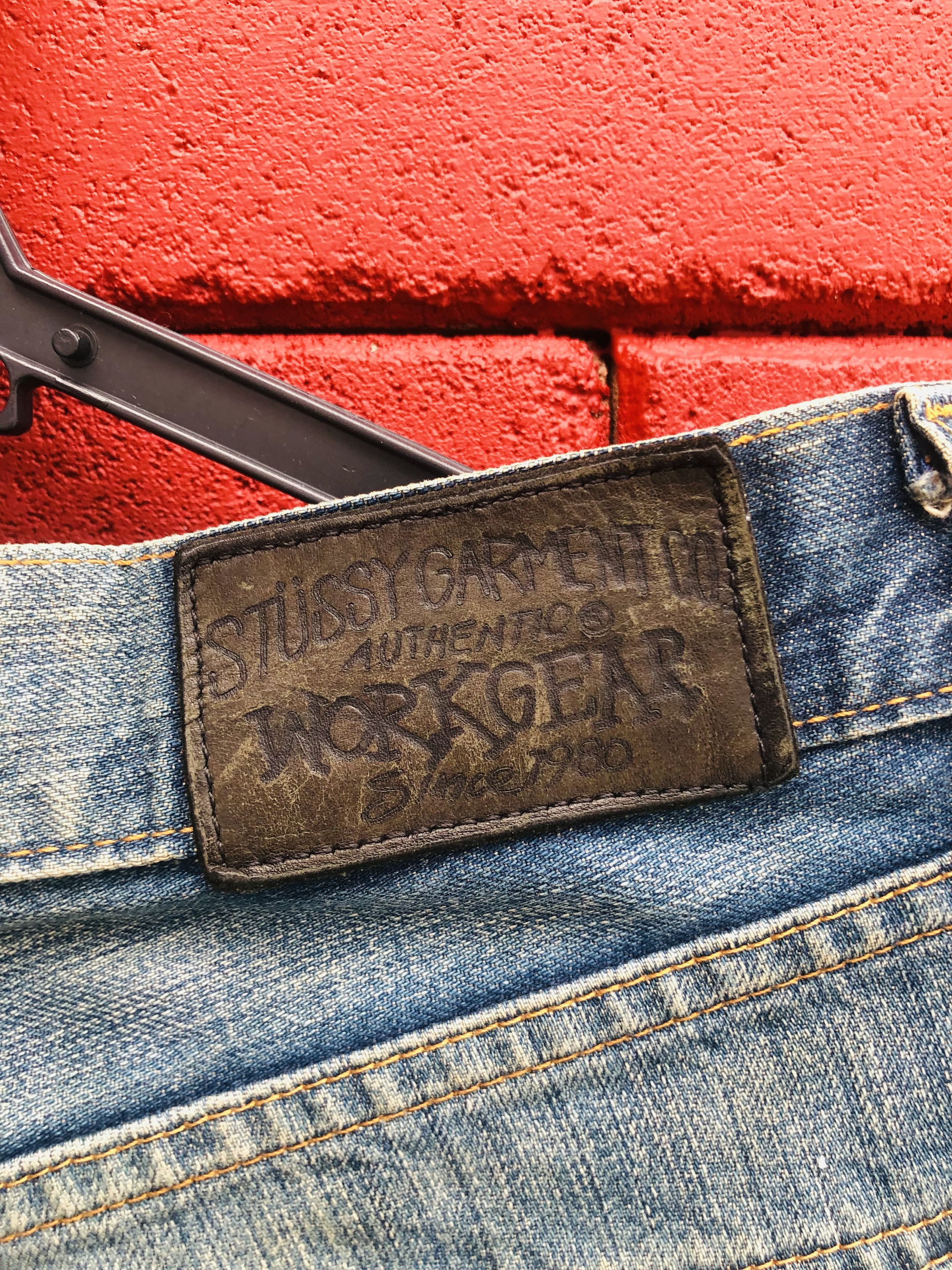 Japanese Brand × Stussy Vintage Stussy Distressed Travis Scott Fashion Style Size US 32 / EU 48 - 5 Thumbnail