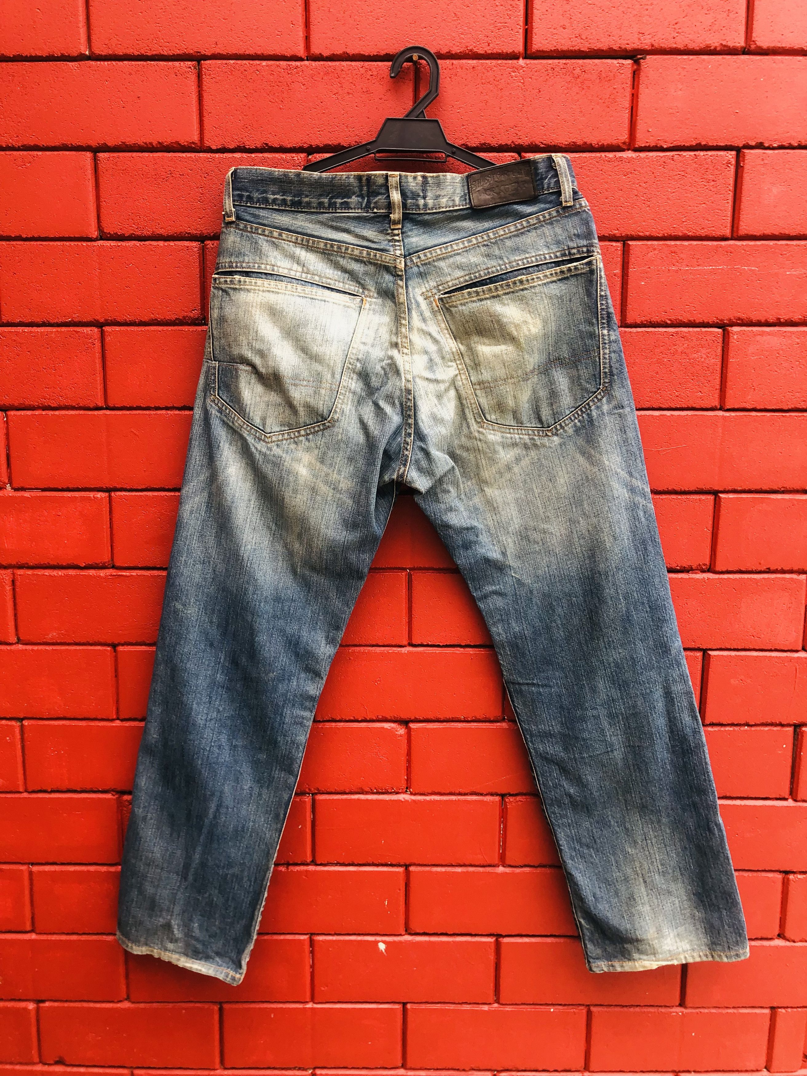 Japanese Brand × Stussy Vintage Stussy Distressed Travis Scott Fashion Style Size US 32 / EU 48 - 2 Thumbnail