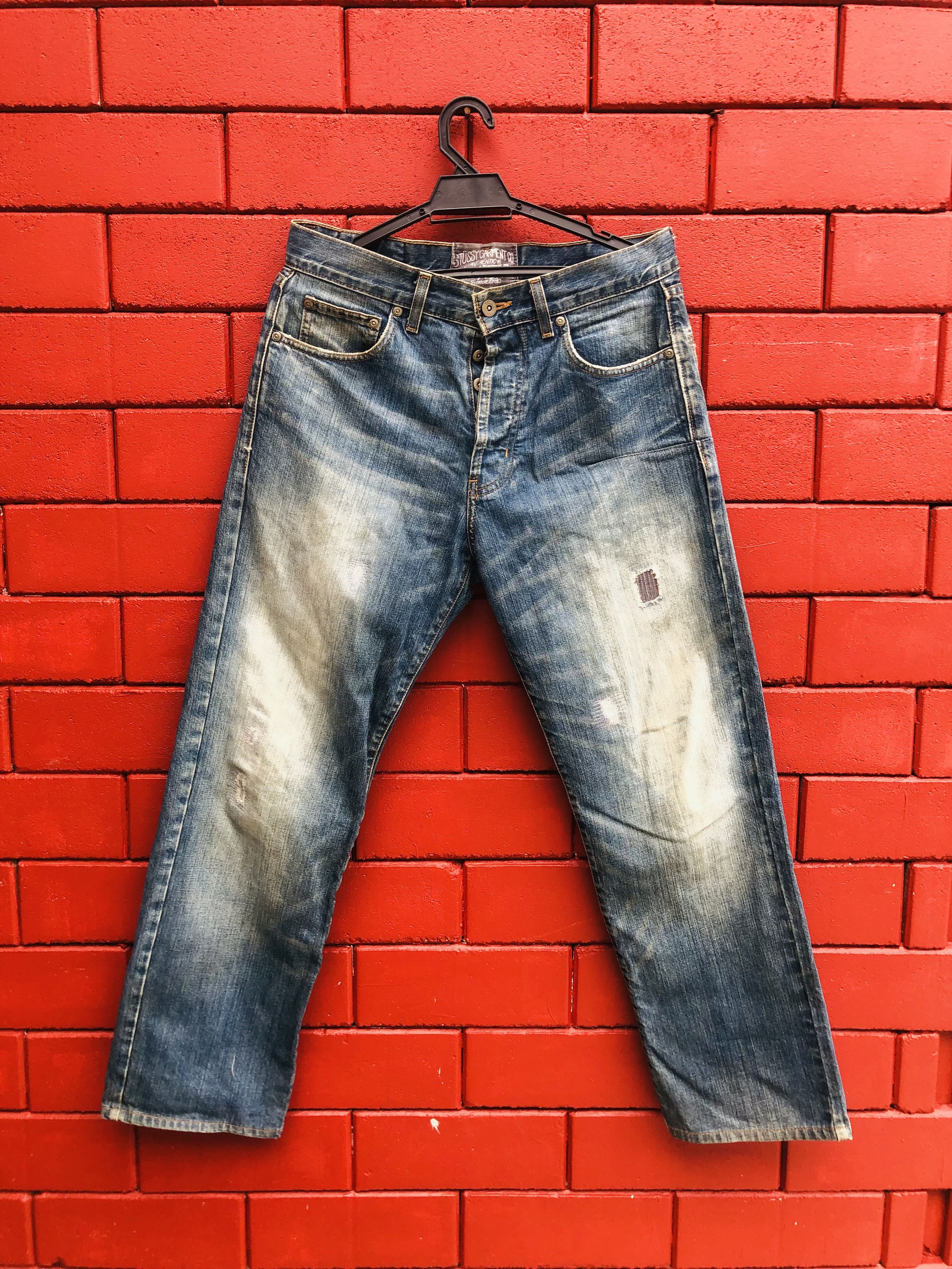 Vintage Stussy Distressed Travis Scott Fashion Style