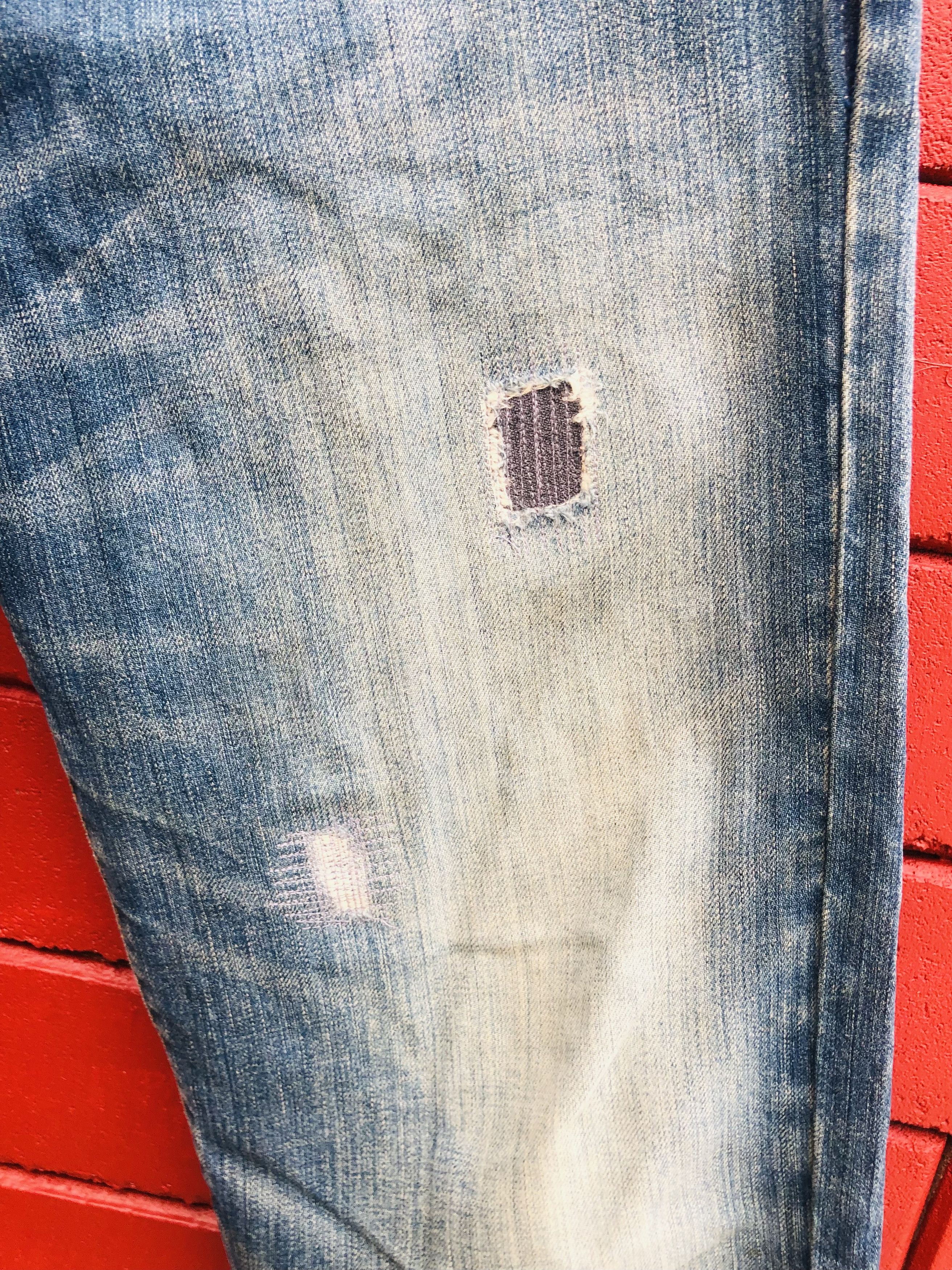 Japanese Brand × Stussy Vintage Stussy Distressed Travis Scott Fashion Style Size US 32 / EU 48 - 13 Thumbnail