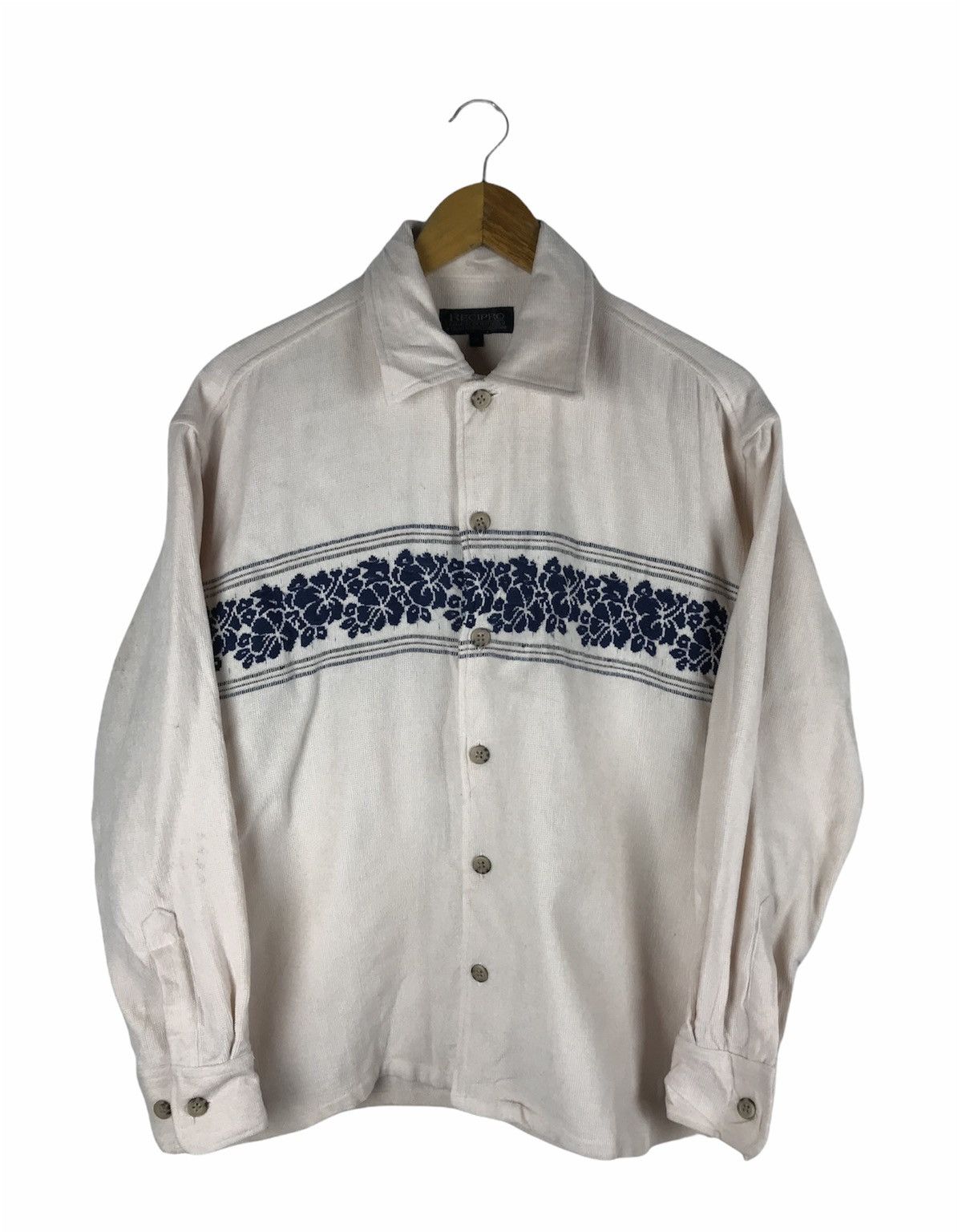 Japanese Brand RECIPRO BUTTON UPS JACKET SURF STYLE Size US M / EU 48-50 / 2 - 1 Thumbnail