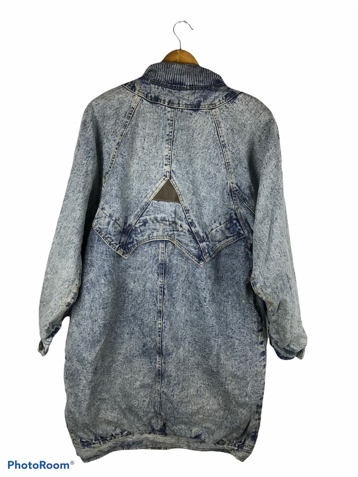 Vintage CURRENT SEEN ACID WASH STYLE OVERJACKET DENIM Size US M / EU 48-50 / 2 - 2 Thumbnail