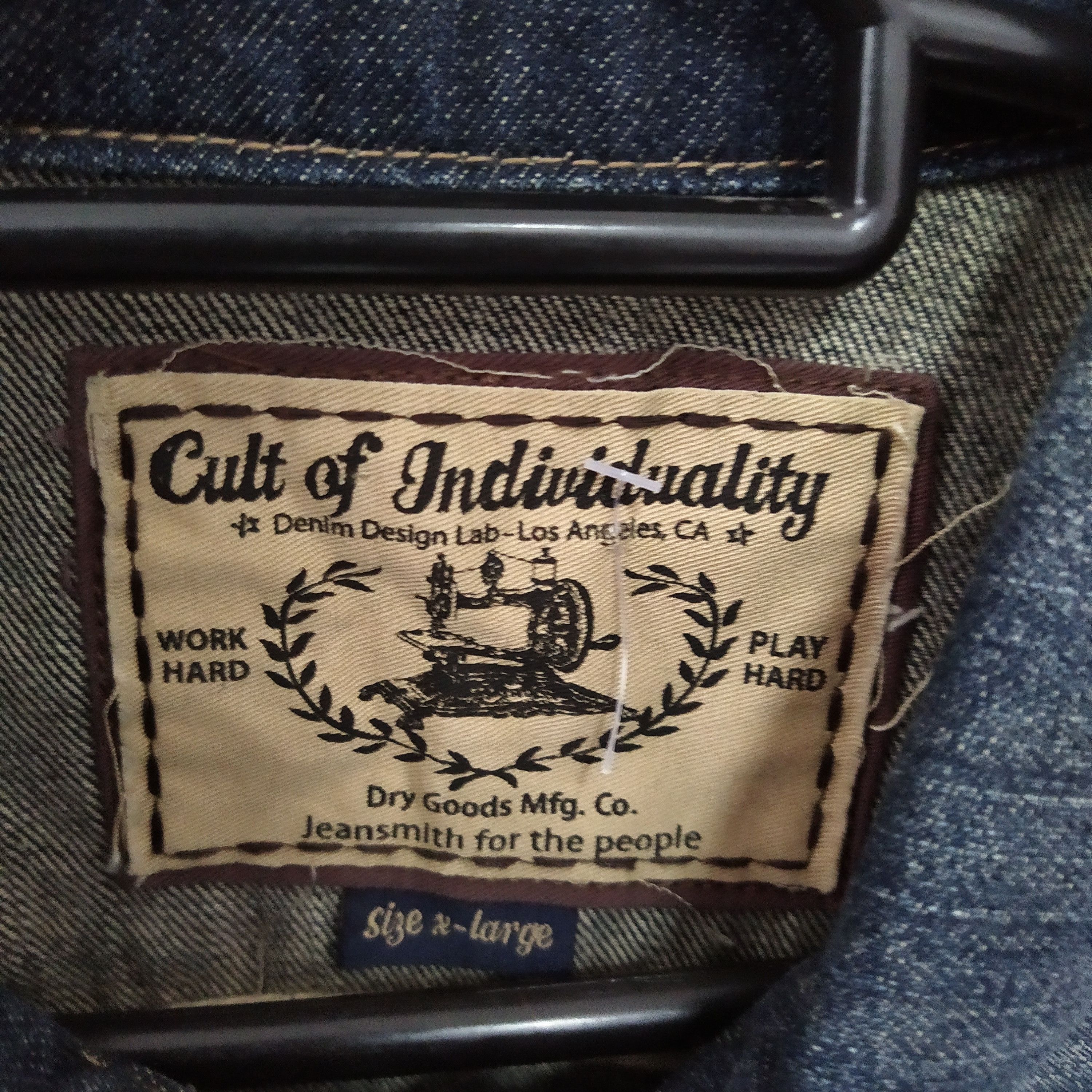 Cult Of Individuality CULT OF INDIVIDUALITY Ron Poisson DENIM JACKET (D33) Size US XL / EU 56 / 4 - 5 Thumbnail