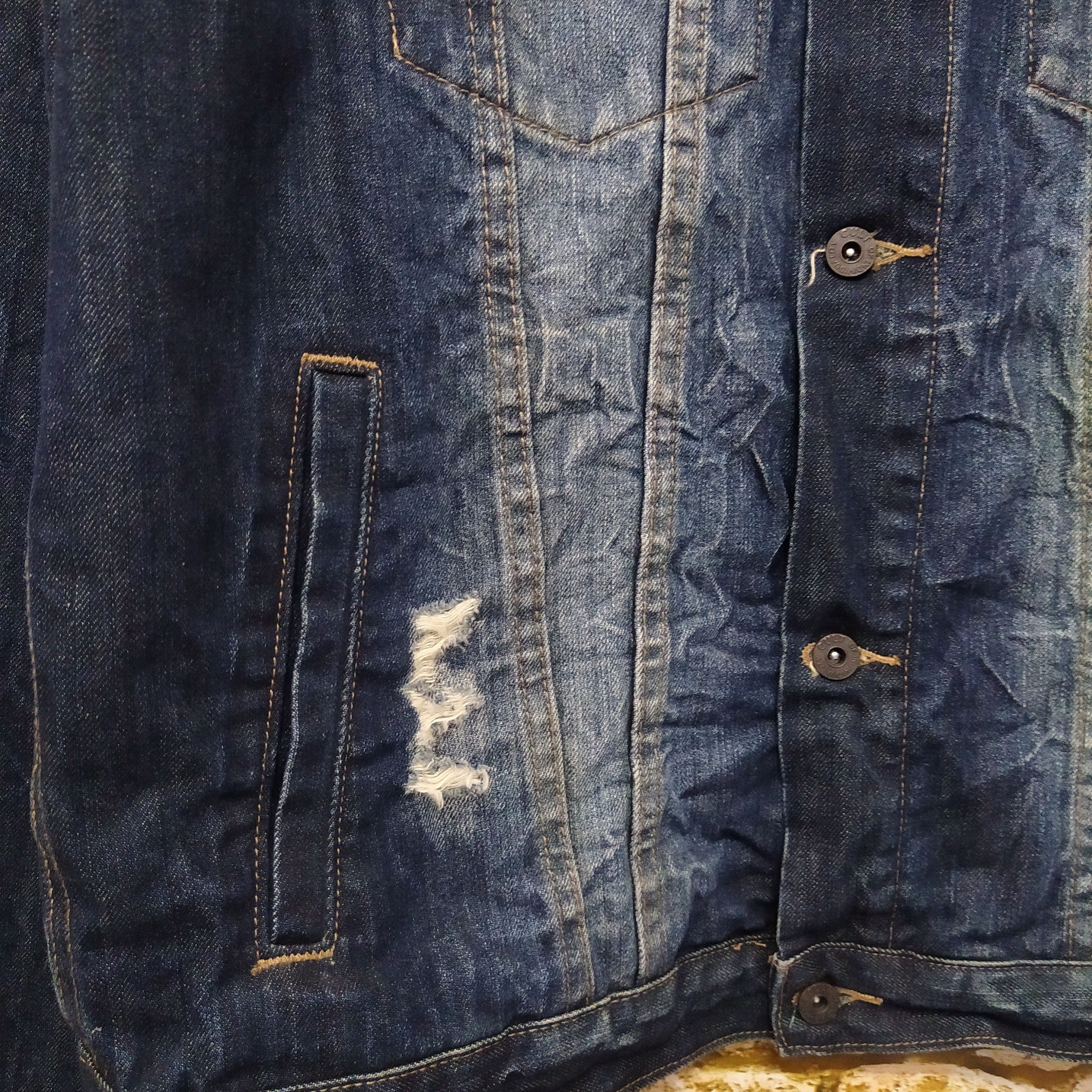 Cult Of Individuality CULT OF INDIVIDUALITY Ron Poisson DENIM JACKET (D33) Size US XL / EU 56 / 4 - 2 Thumbnail