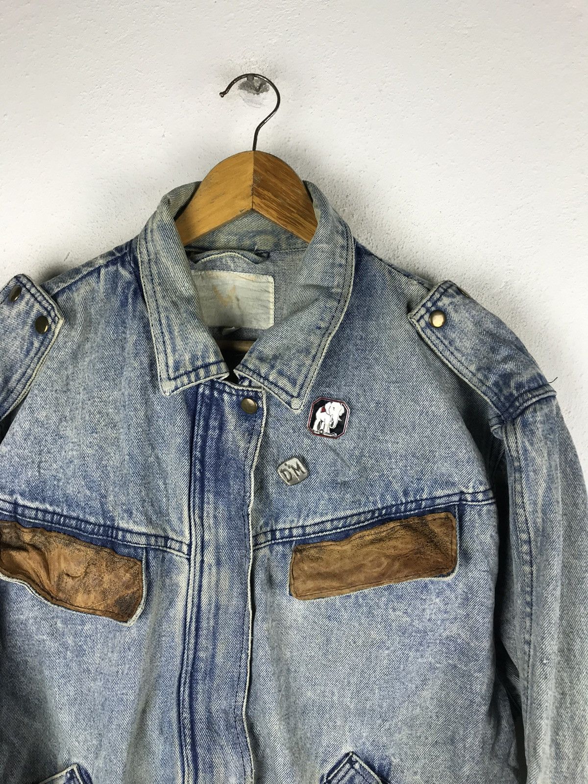 Vintage JEANS FASHION DENIME JACKET ACID WASH STYLE Size US L / EU 52-54 / 3 - 5 Thumbnail